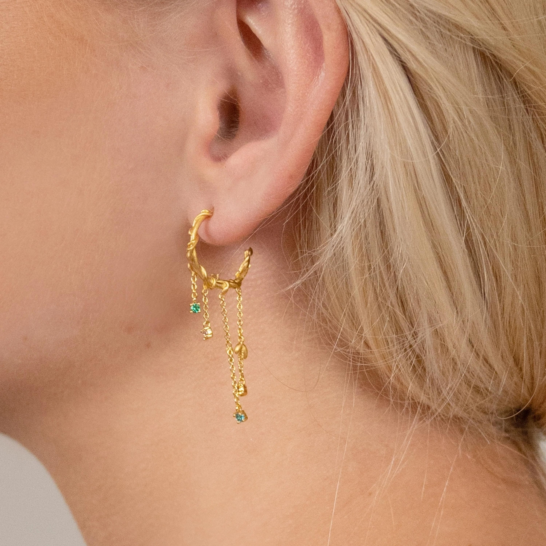 Jungle Ivy Hoops Mini Colors