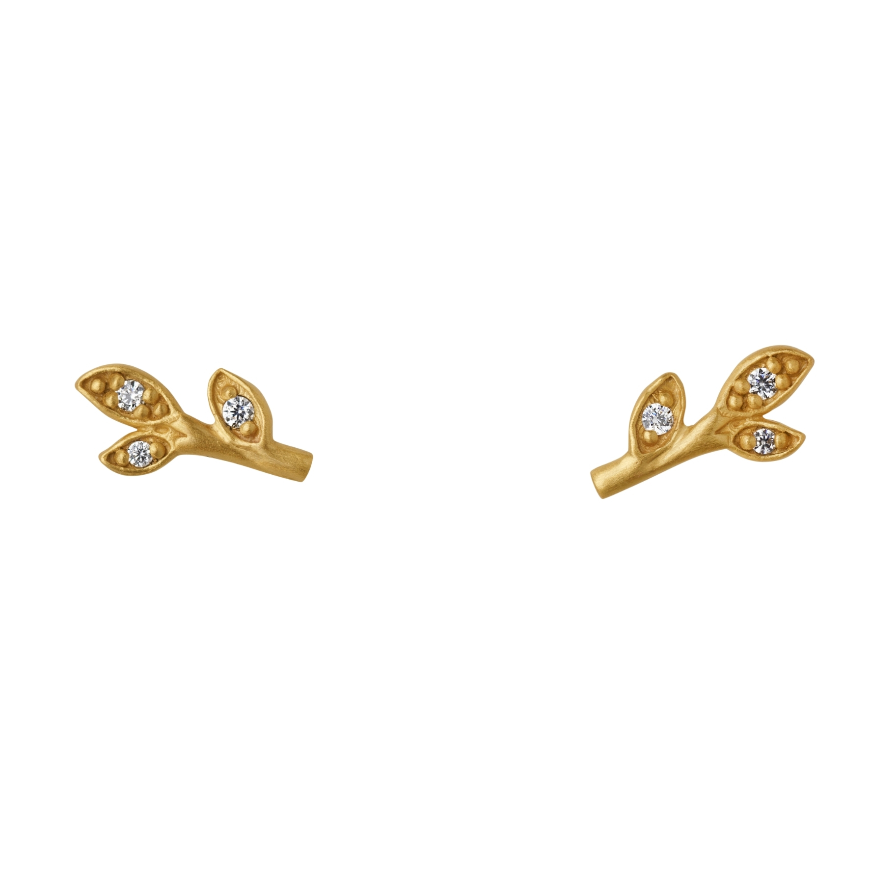 Jungle Ivy Leaf Studs