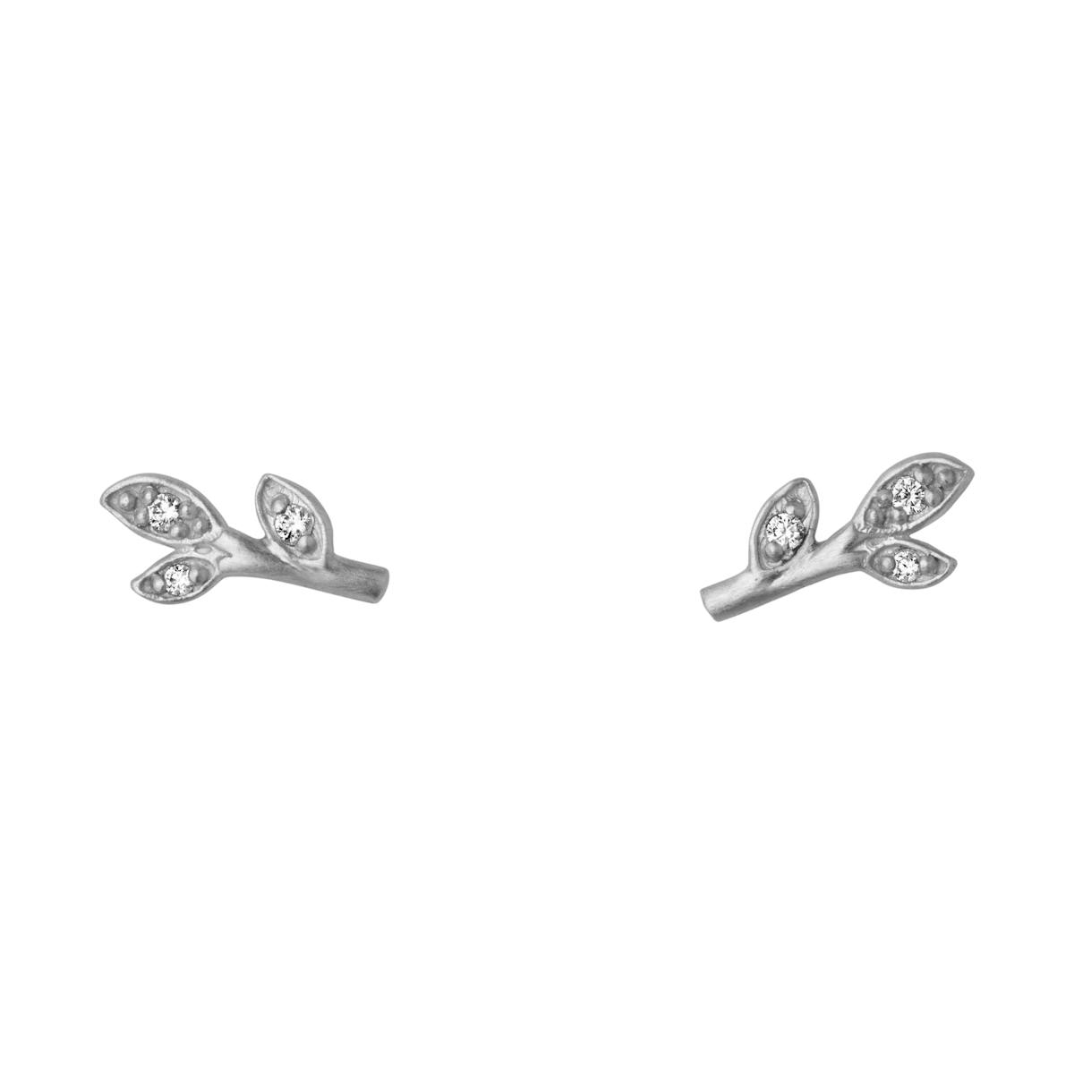 Jungle Ivy Leaf Studs