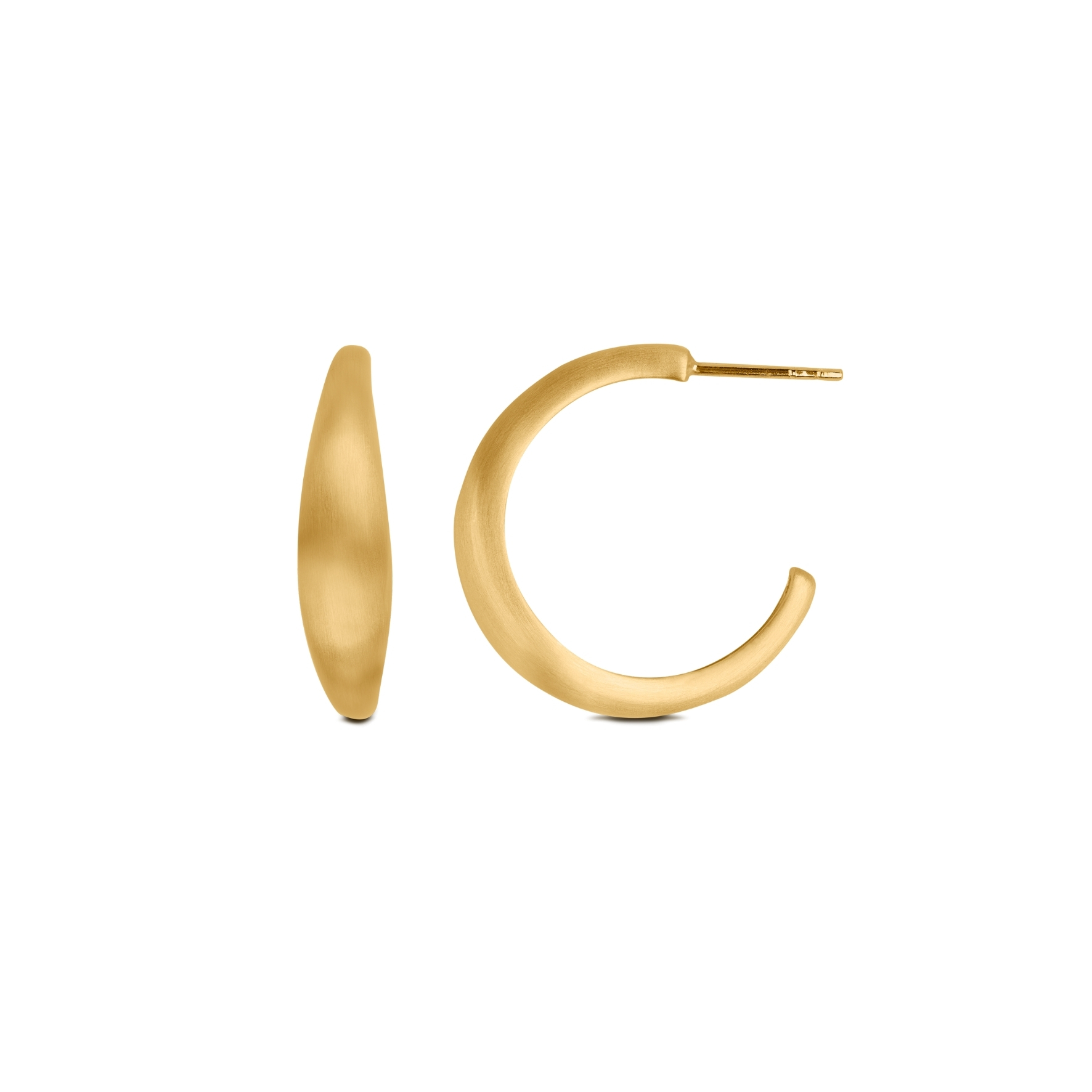 Ocean Flow Hoops Large - Kullanvärinen