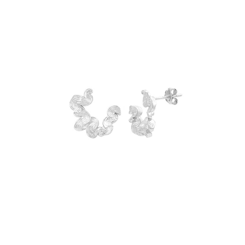 Audrey Petite Earrings - Kolor srebrny