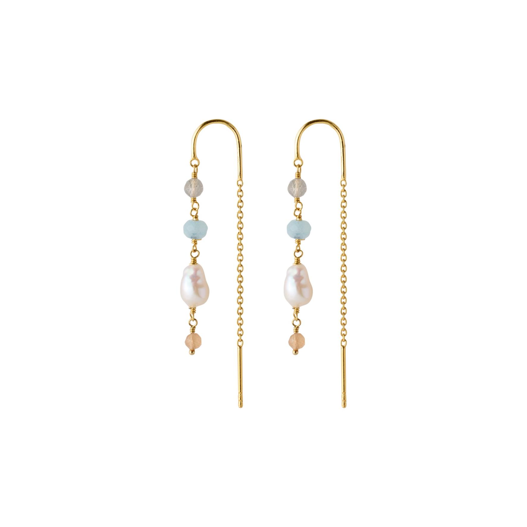 Pernille Corydon Mellow Blue Earchains — Earrings