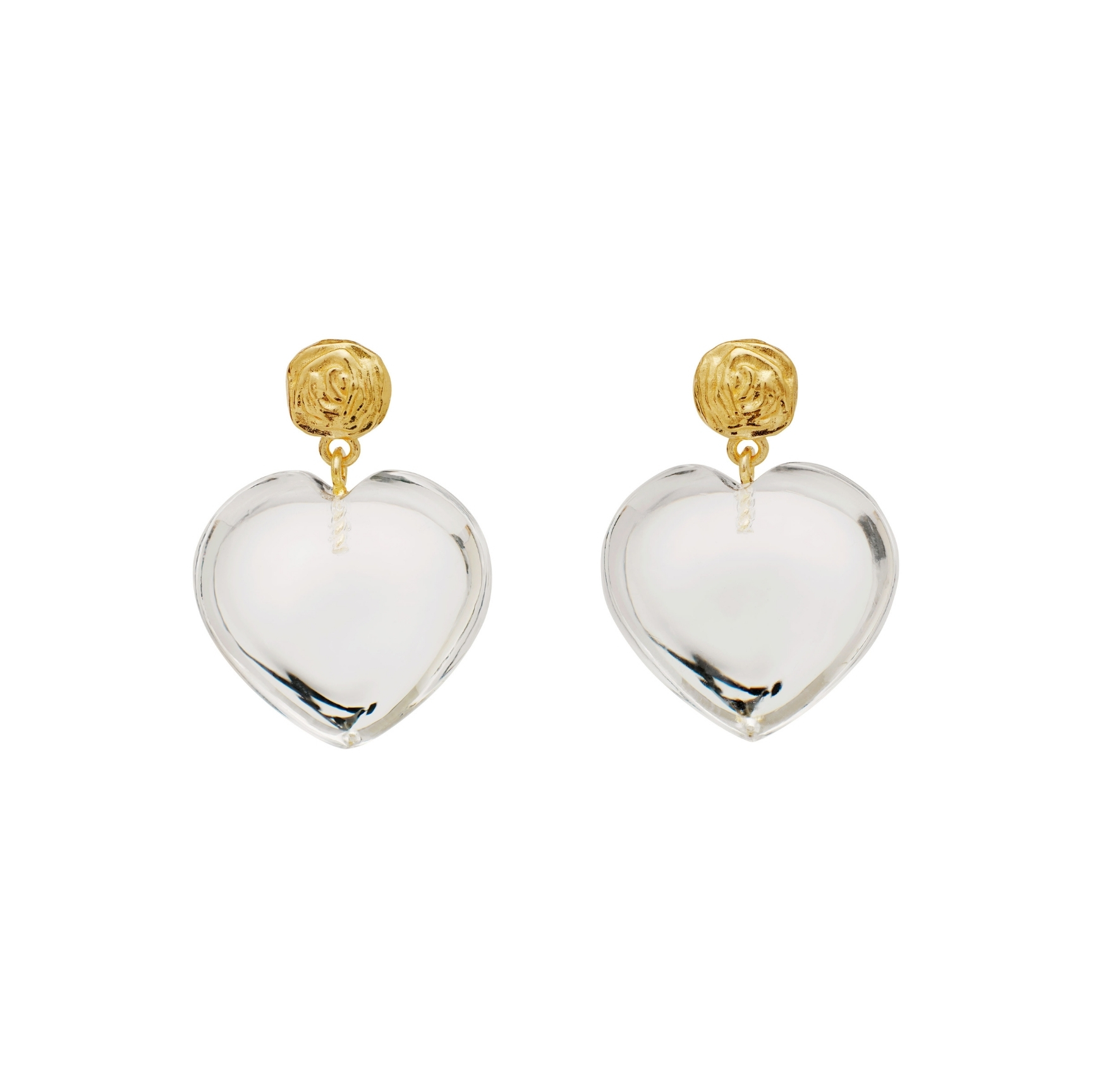 Lemona Earrings - Kullanvärinen, Valkoinen