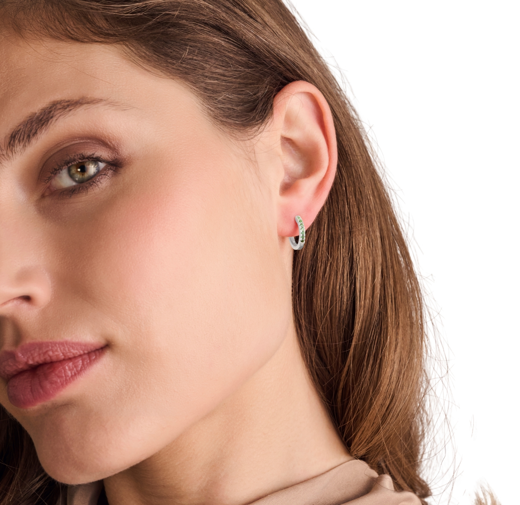 Ellera Medio Green Earrings