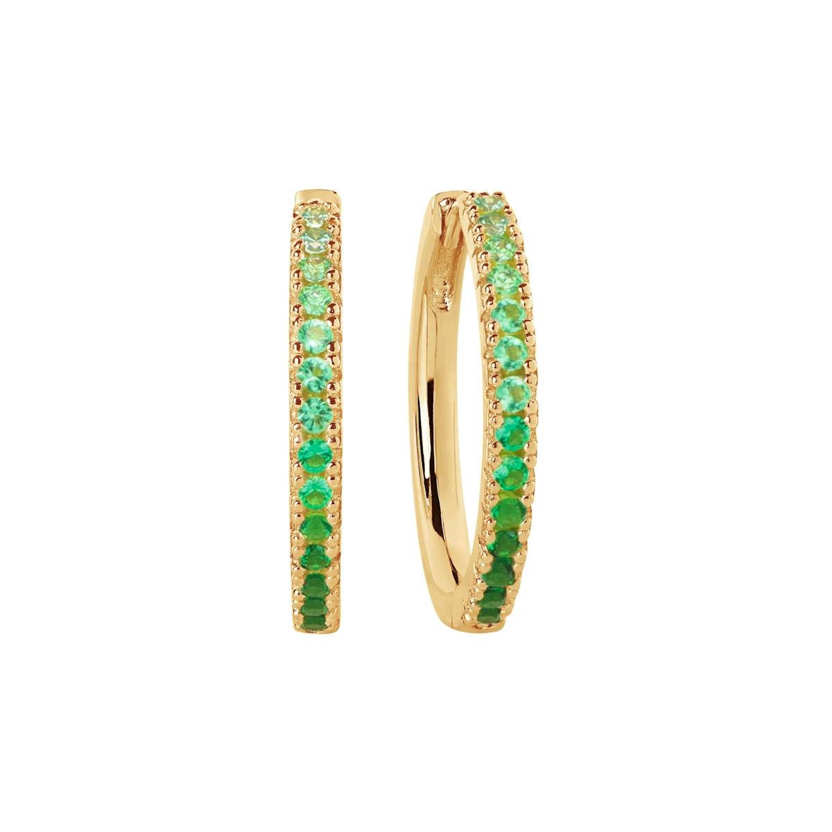 Ellera Grande Green Earrings