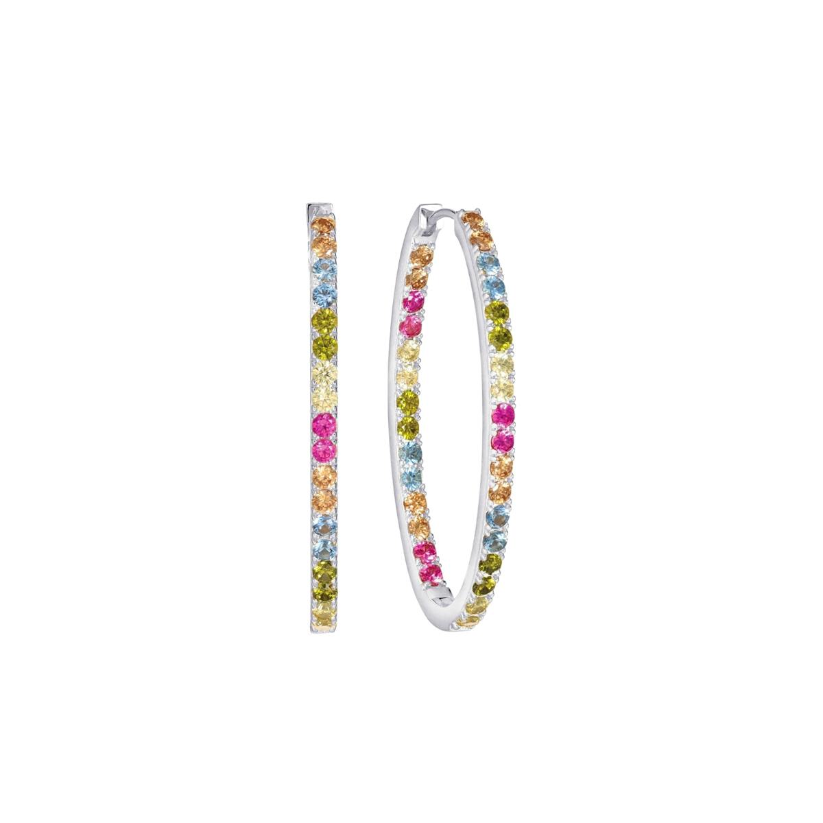 Ellisse Medio Color Earrings