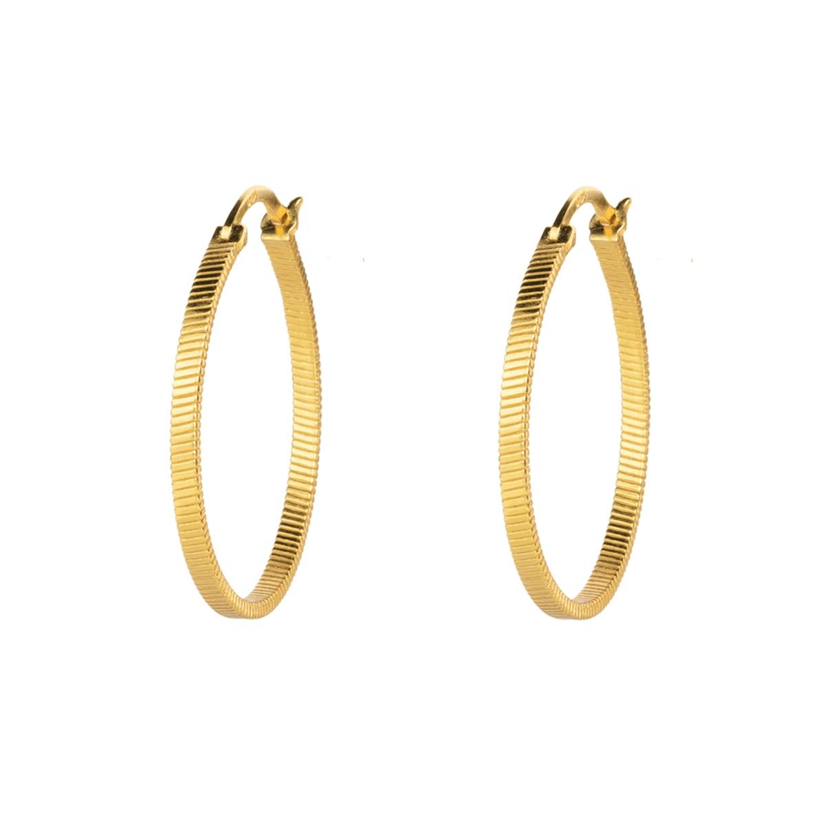 Fortune Teller Creol Earrings Large