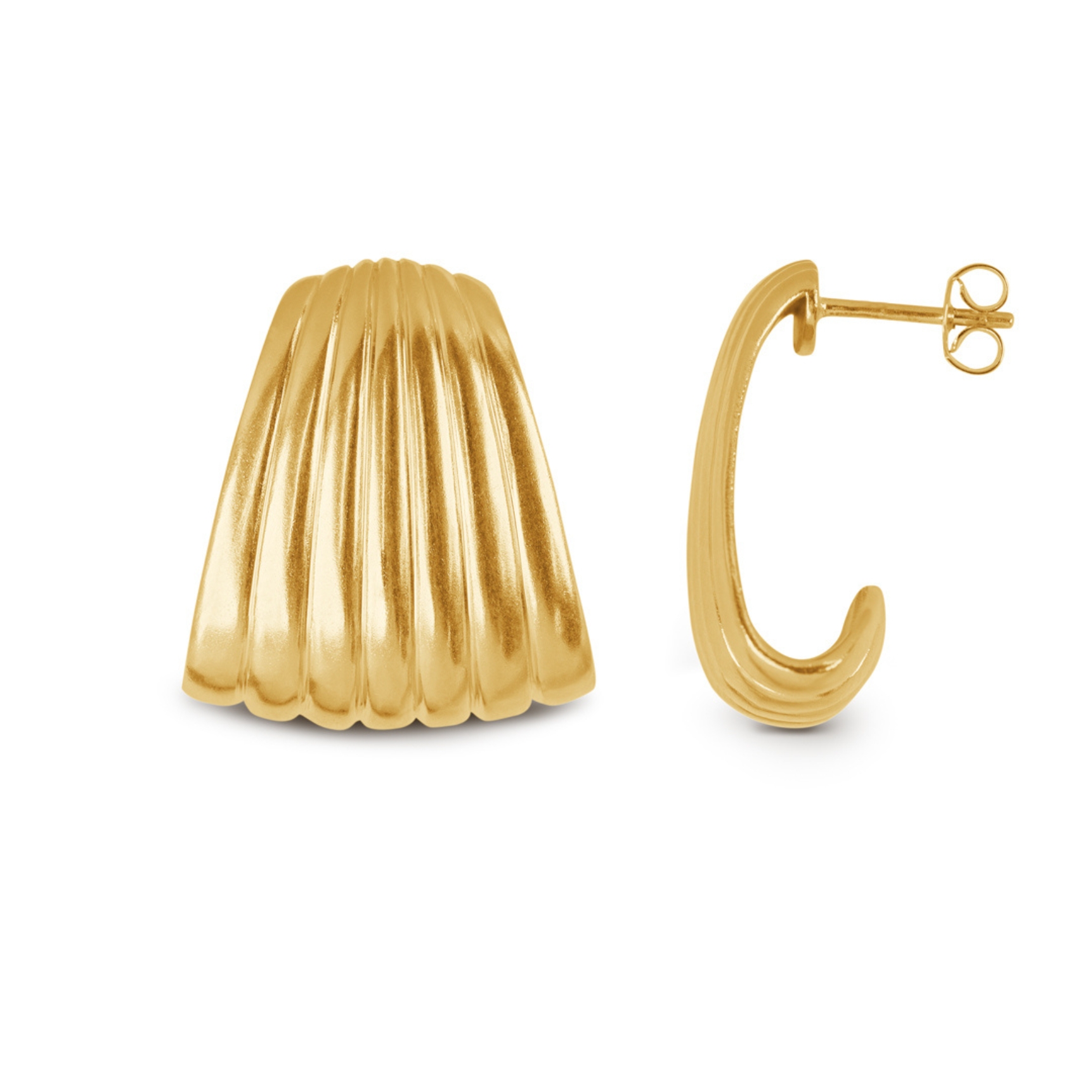 Eleanor Large Earrings - Kullanvärinen