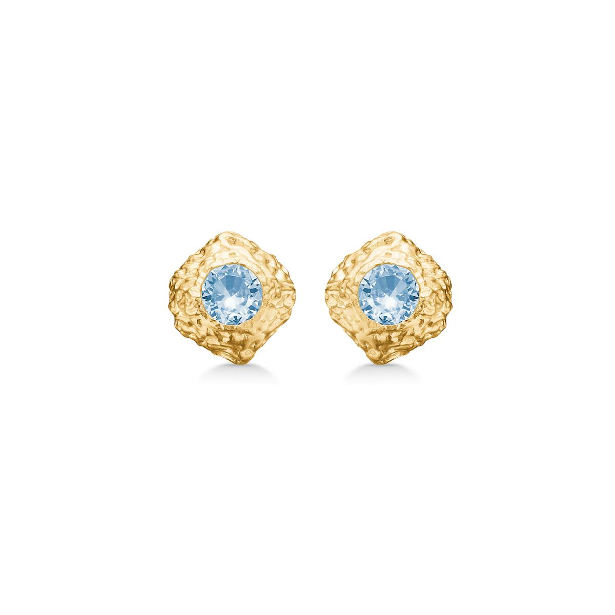 Wild Cliff Blue Zircon Earsticks