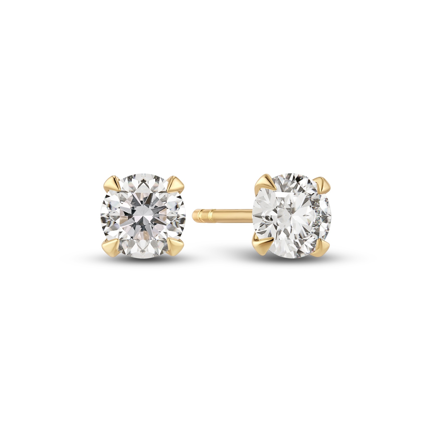 Venice Medio Earrings 0.50 ct - Kullanvärinen, Valkoinen