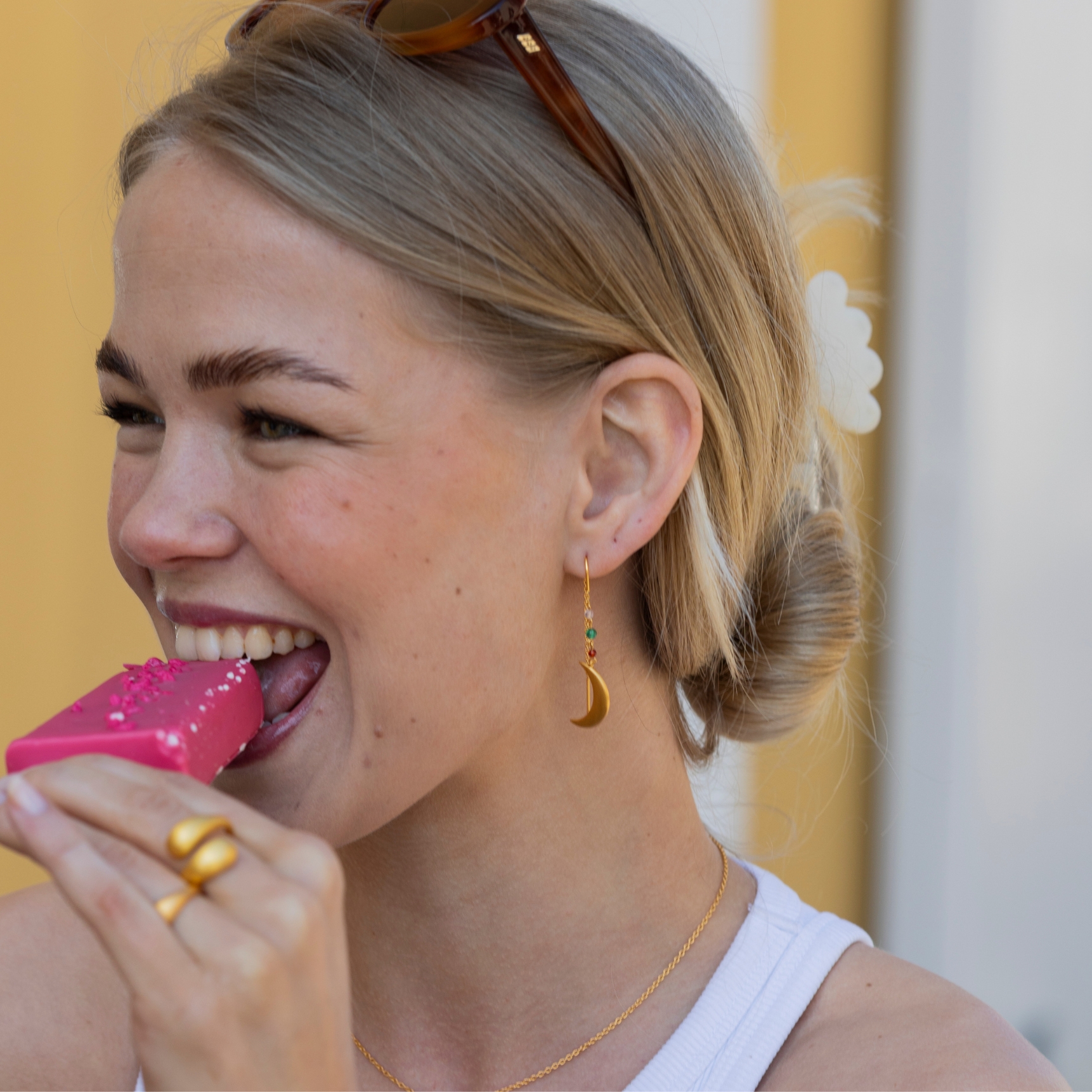 Summer Moon Earrings Color