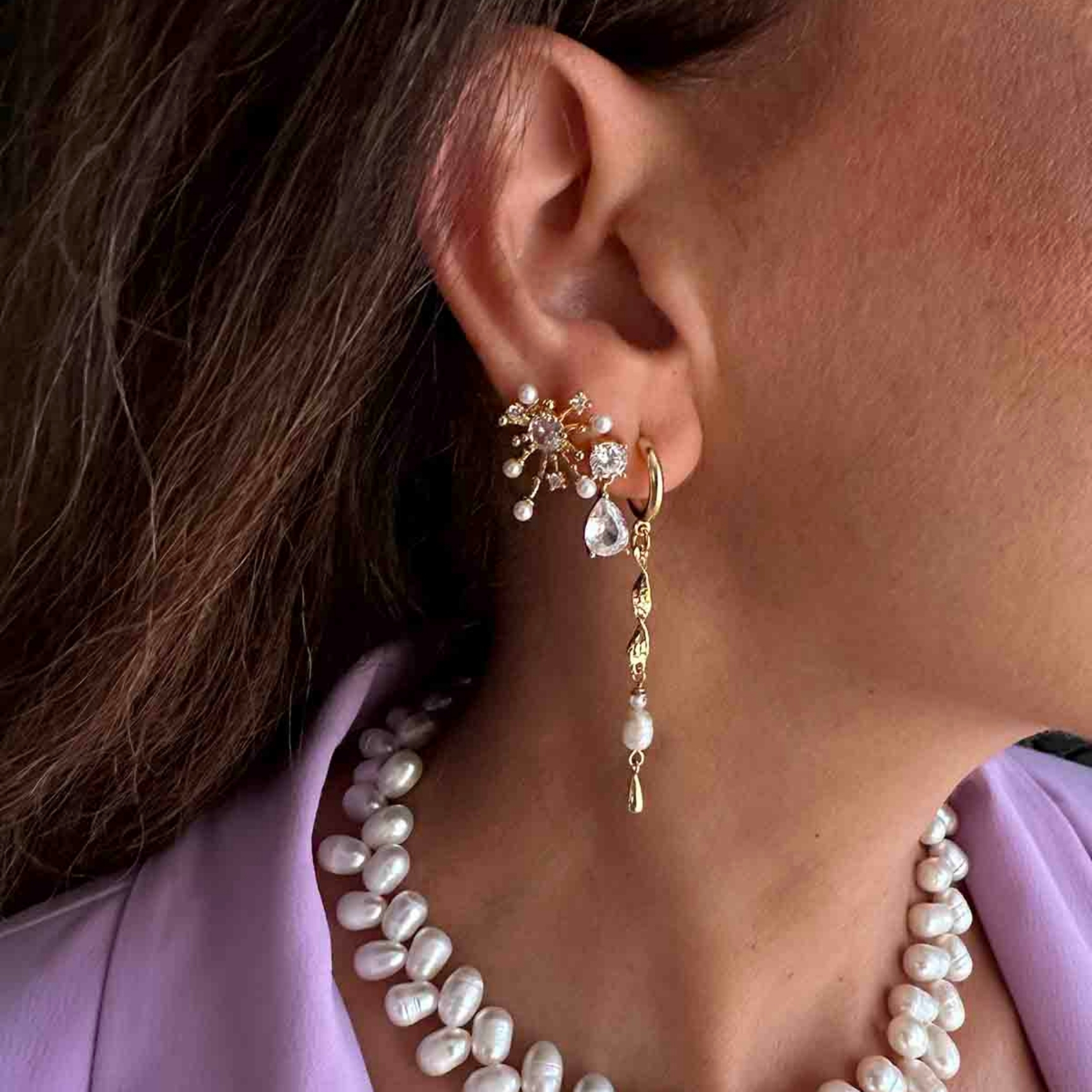 Angel Pearl Earrings