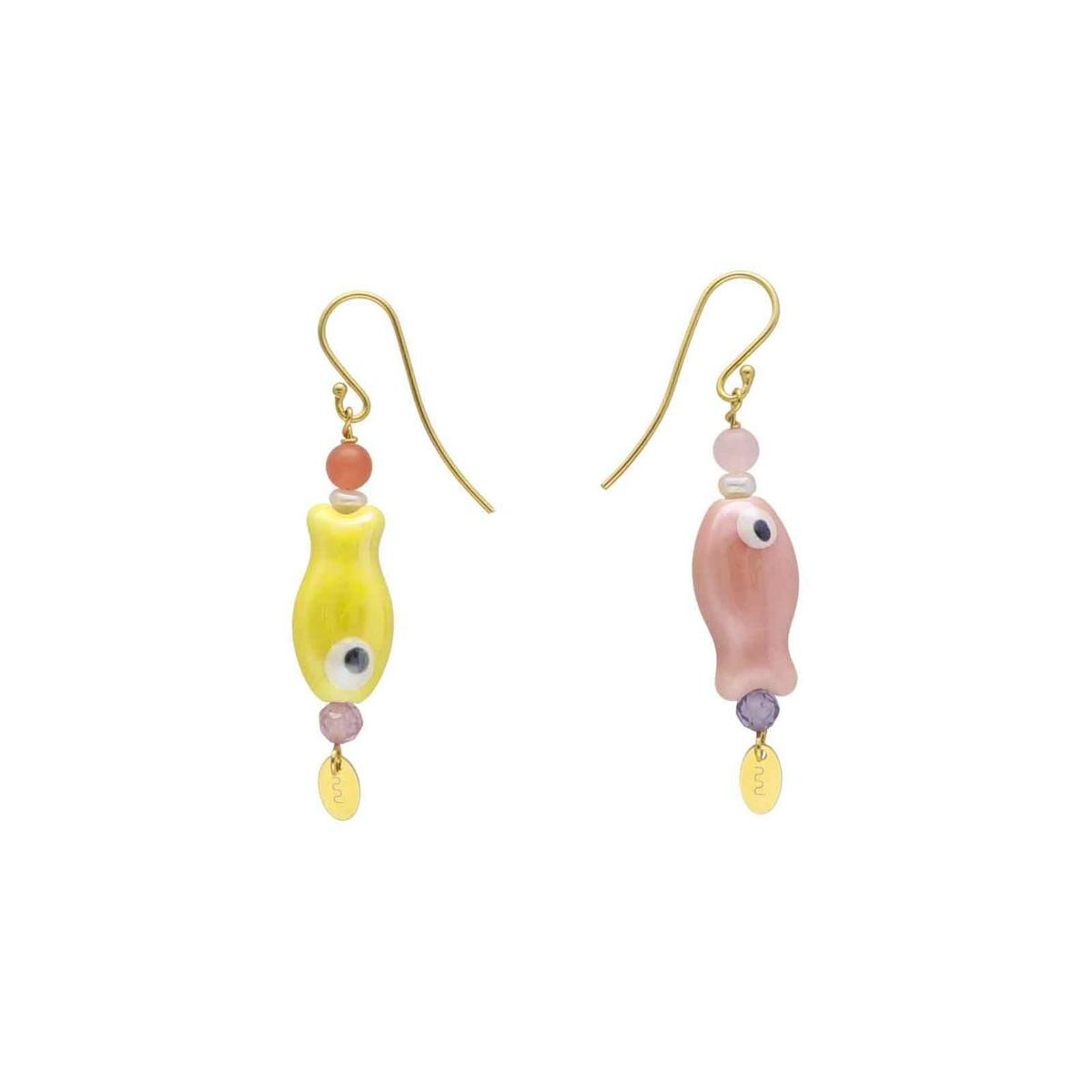 Livi Yellow Multi Earrings