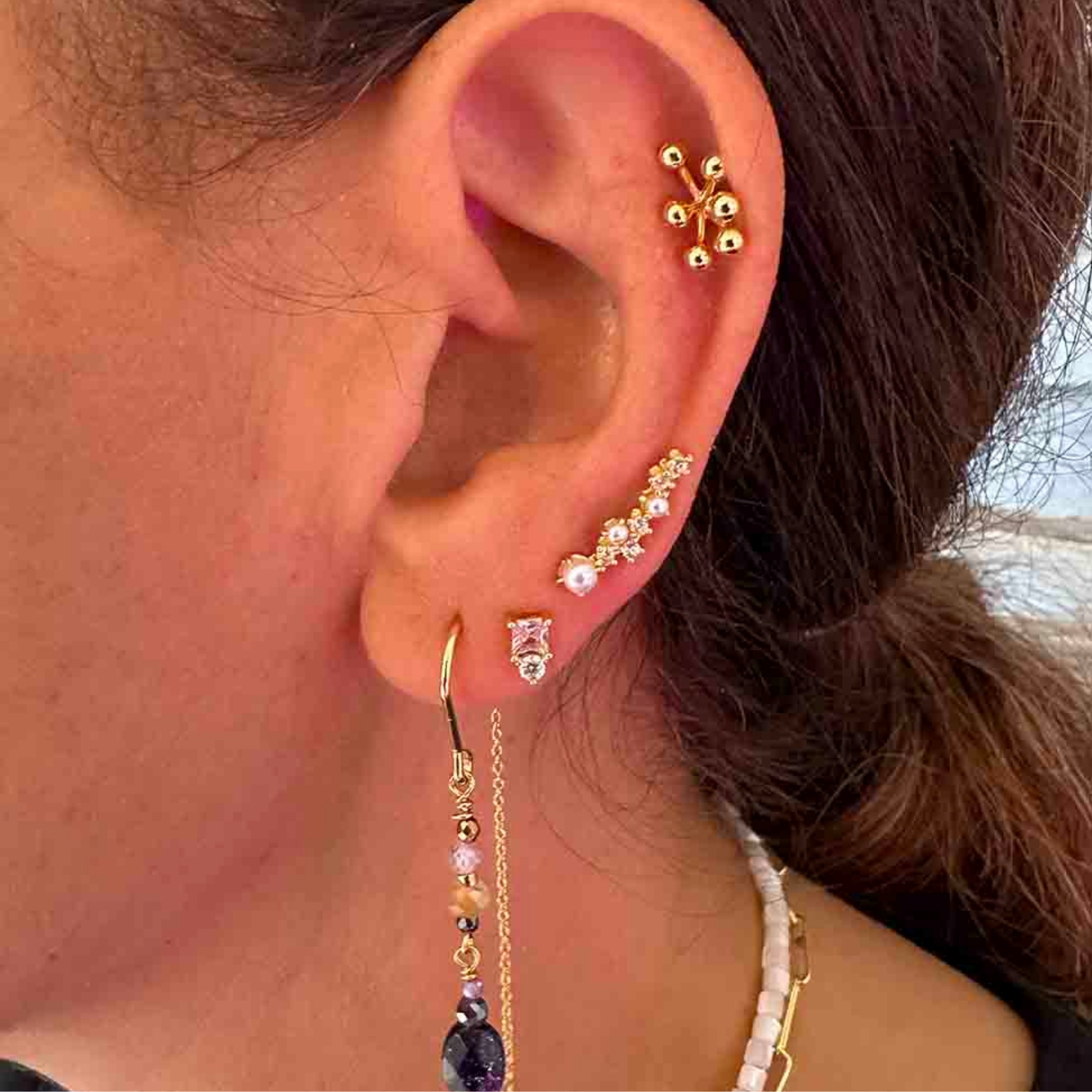 Serena Pink Earsticks