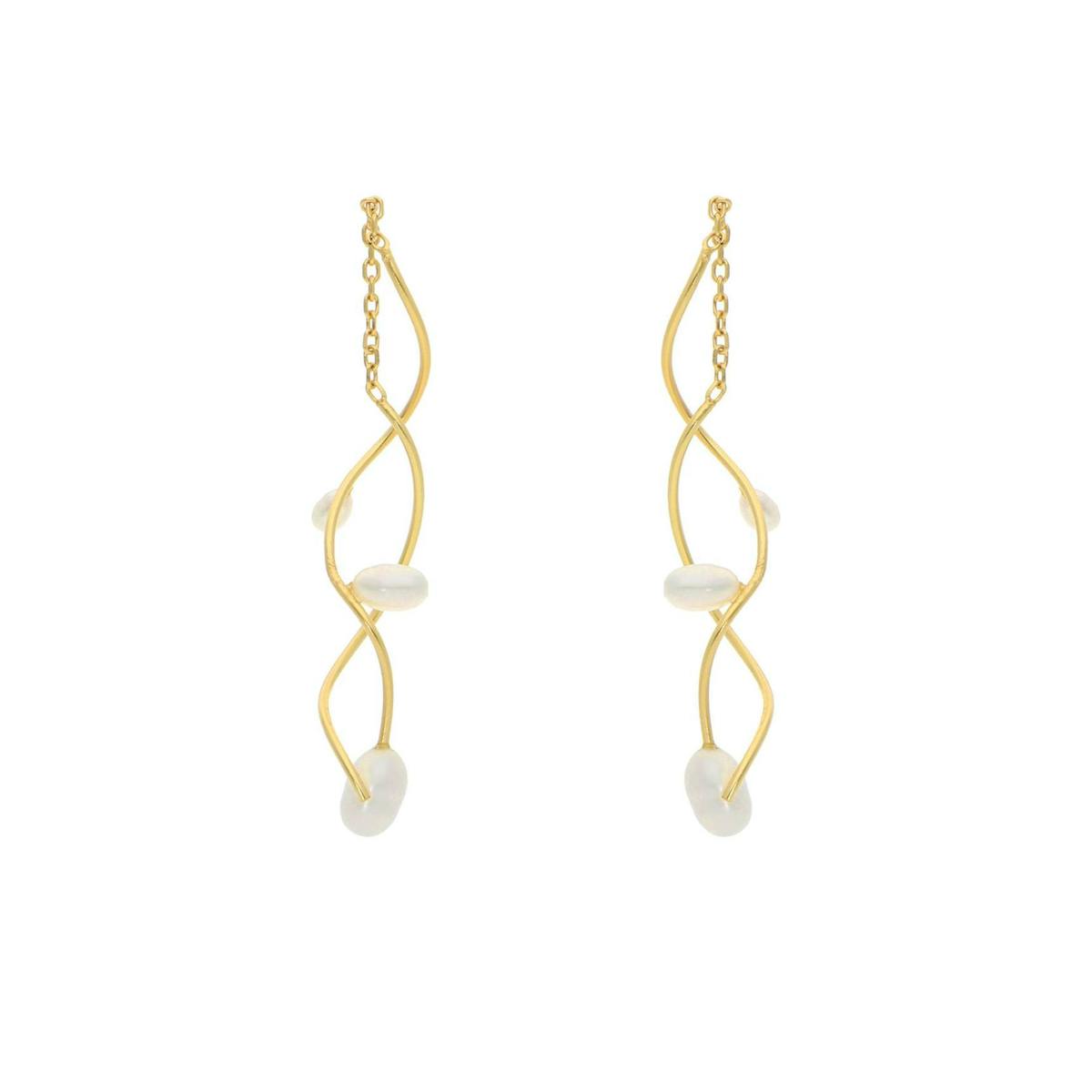 Angelina Small Pearl Earrings