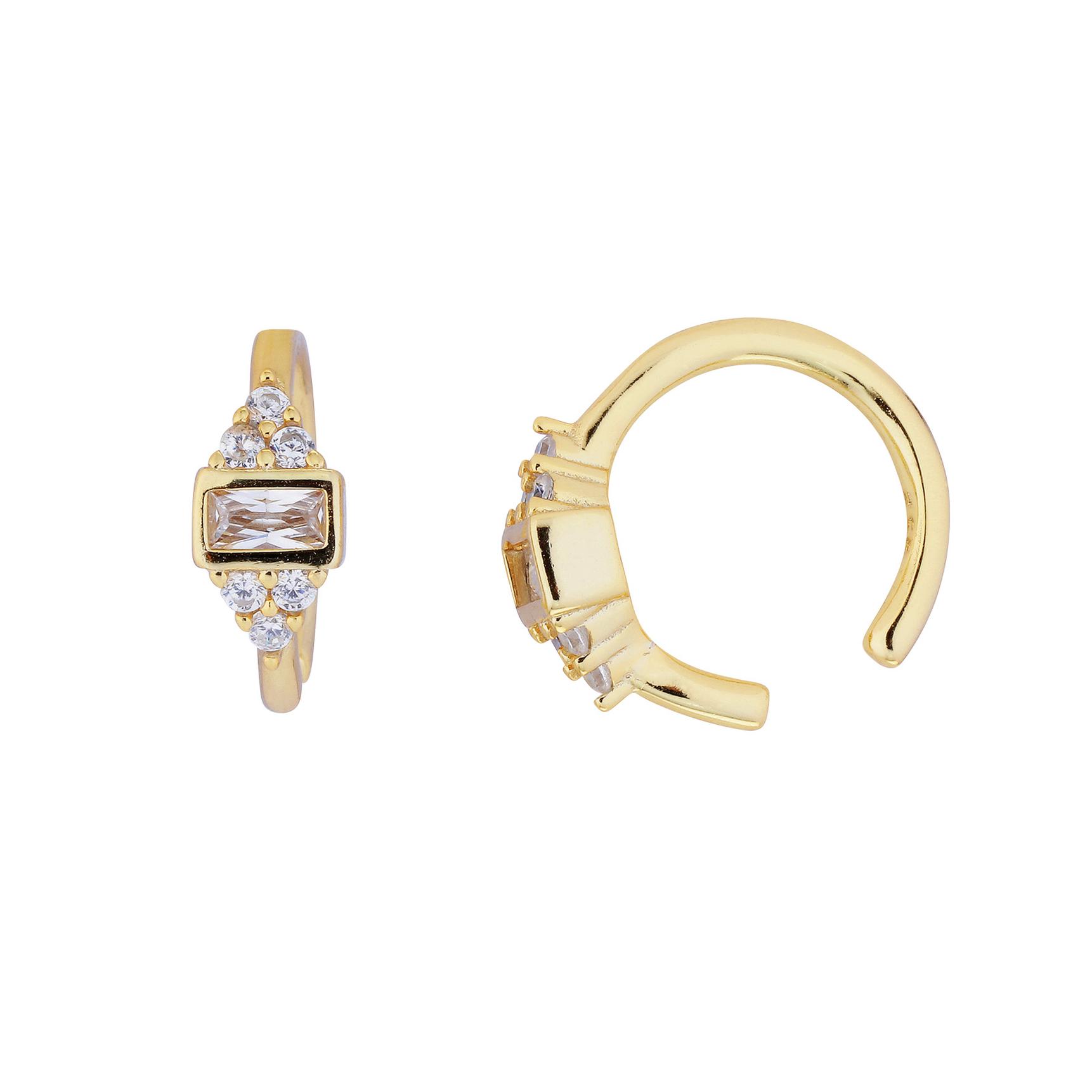 Mette White Earrings