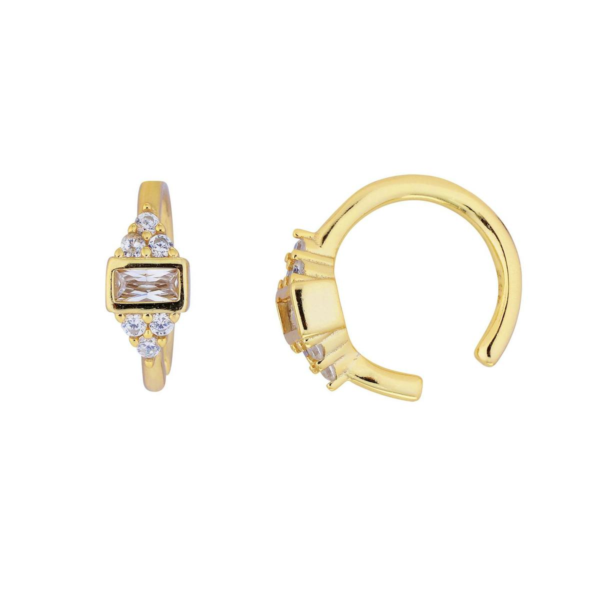 Mette White Earrings