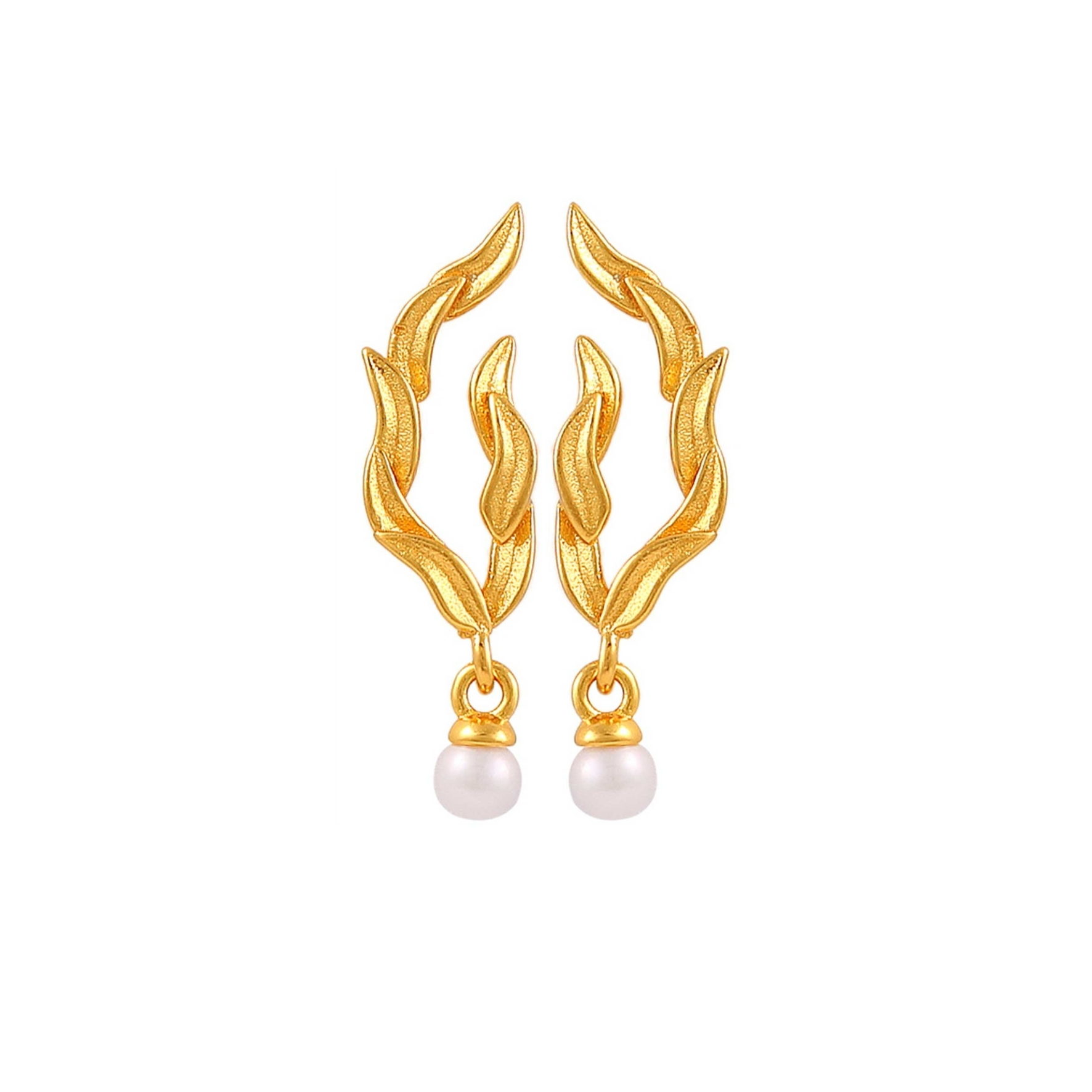 Marigold Leaf Earrings