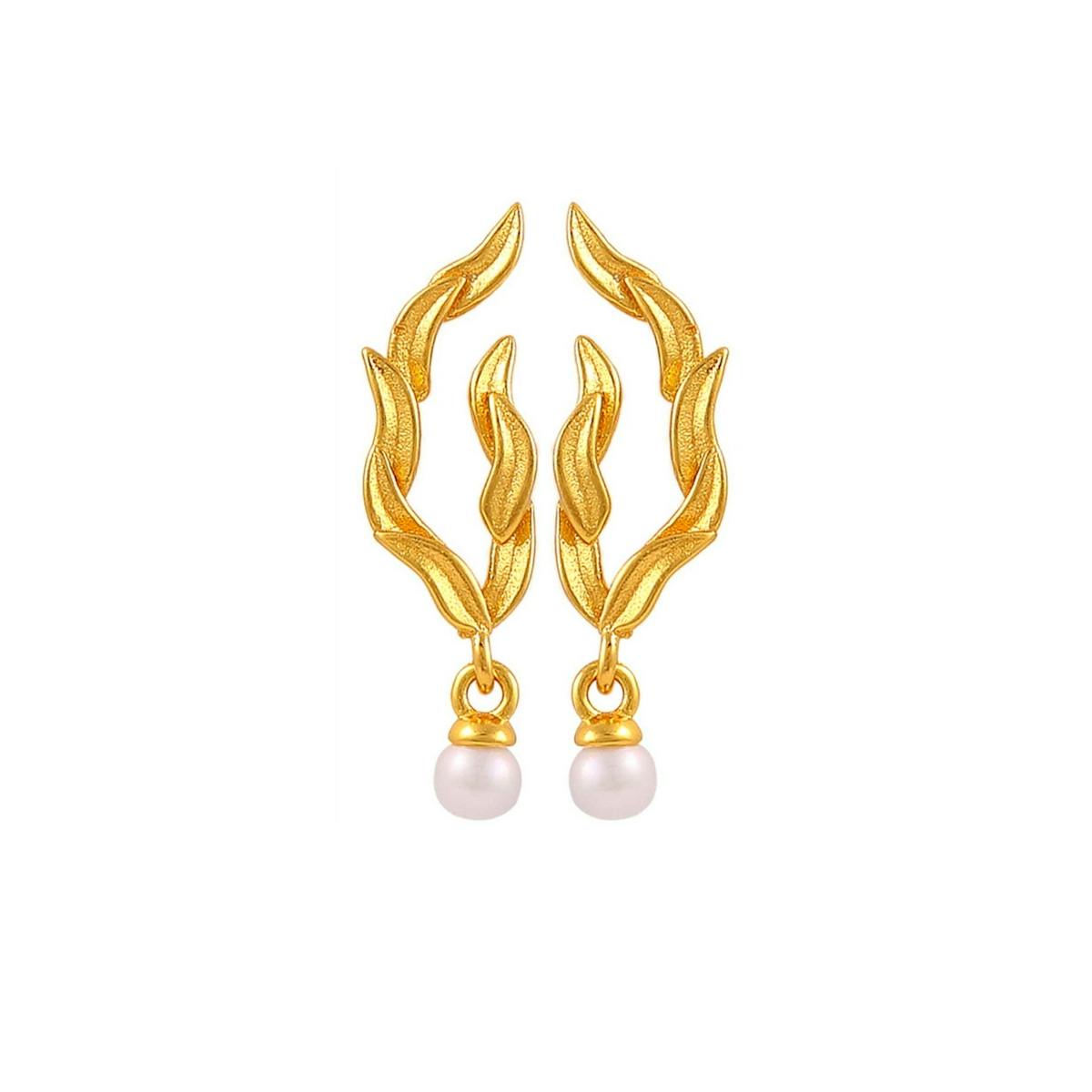 Marigold Leaf Earrings