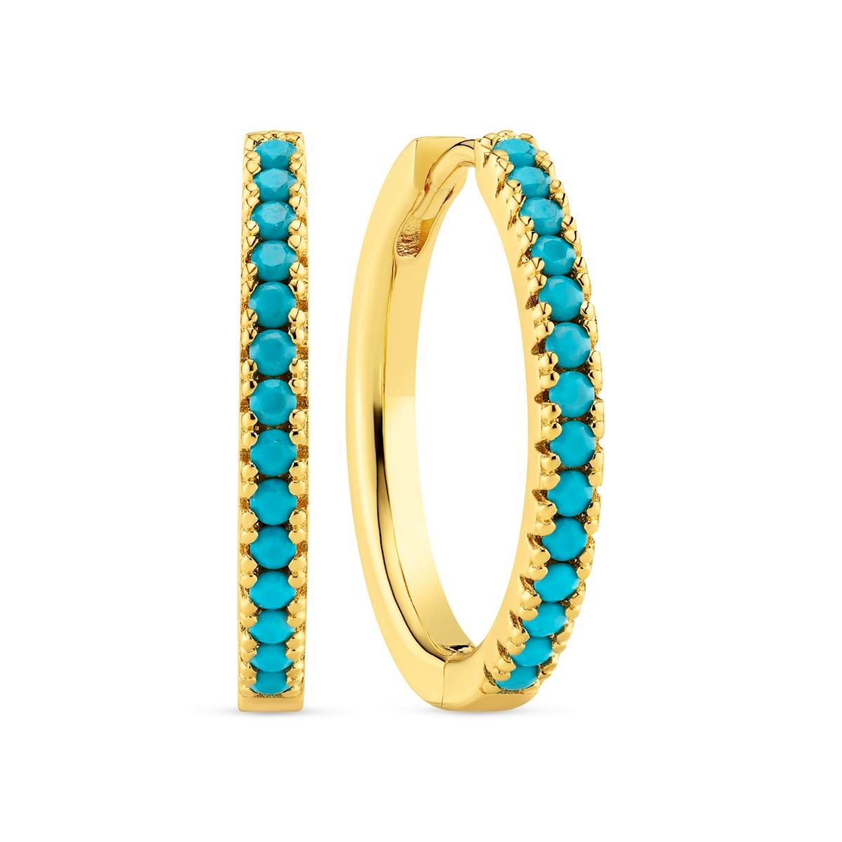 Ellera Grande Turkise Earrings