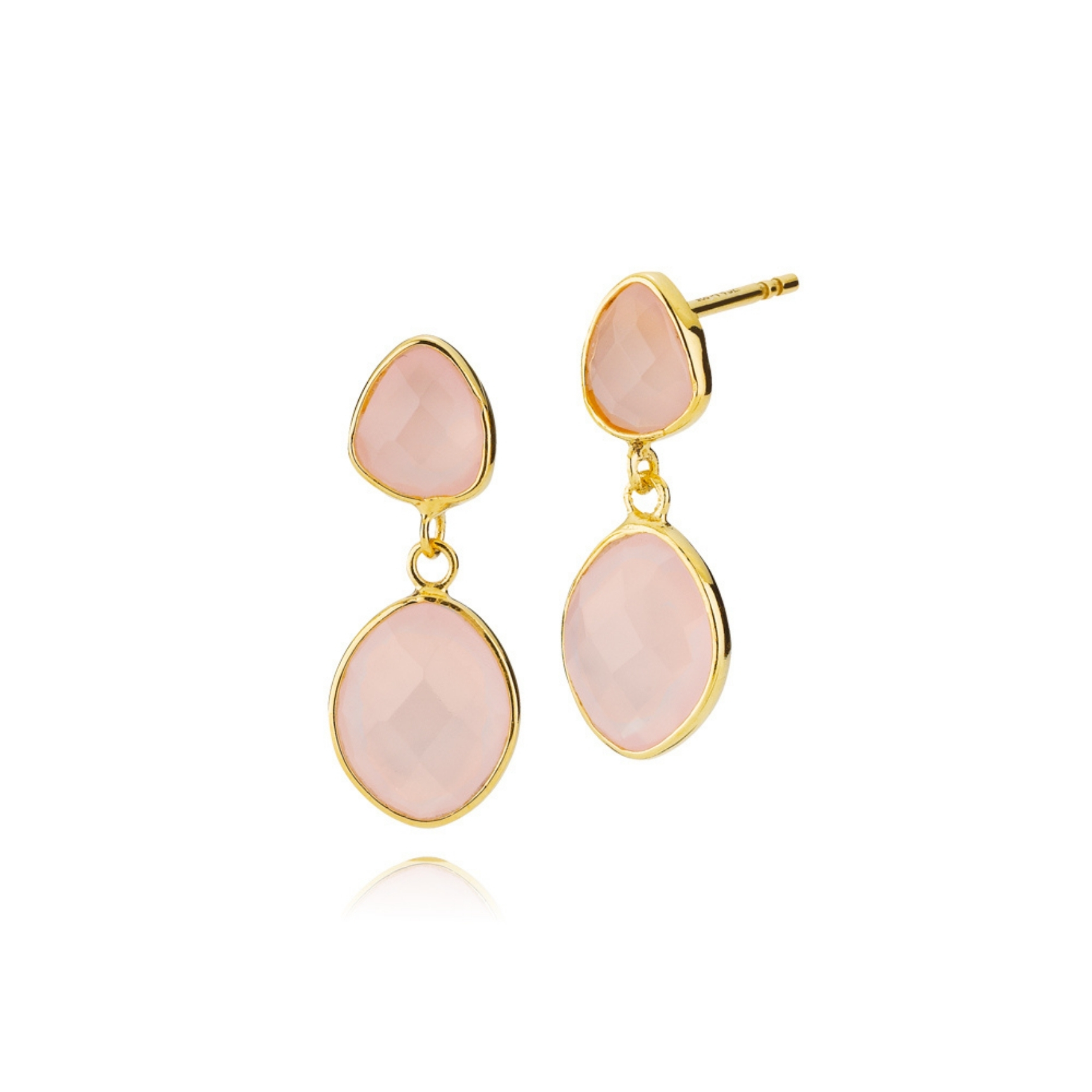 Sara Double Pink Earrings