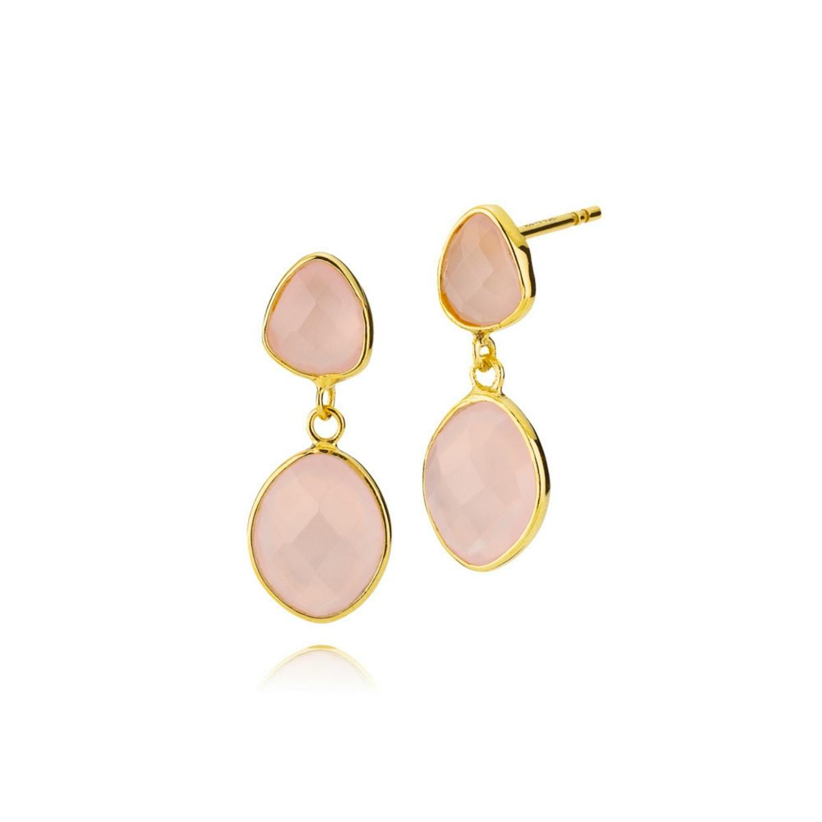Sara Double Pink Earrings