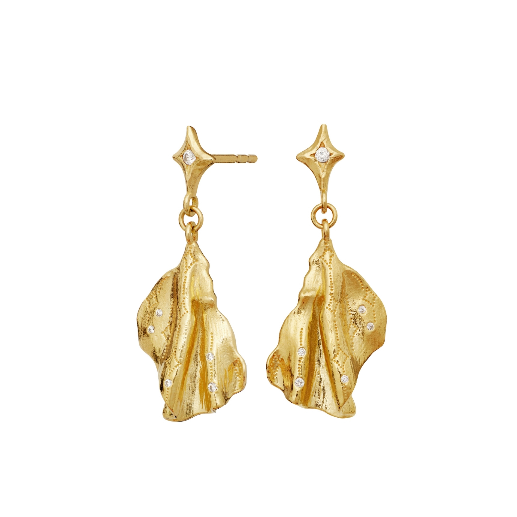 Gerda Earrings - Couleur or