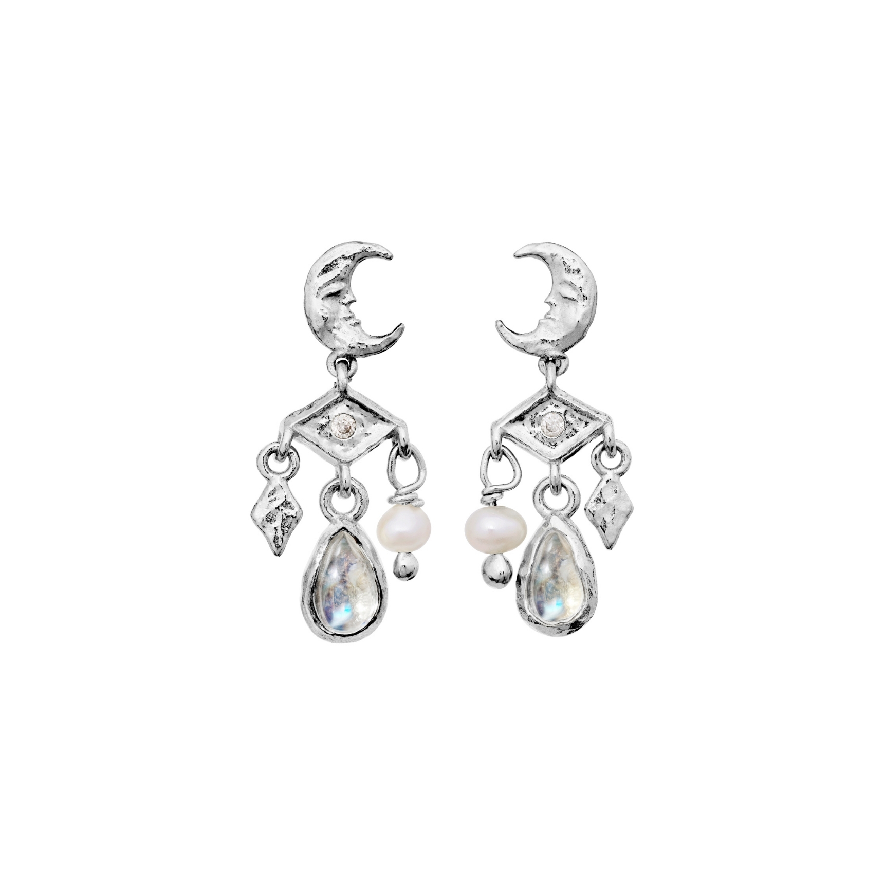 Colline Earrings - Couleur argent