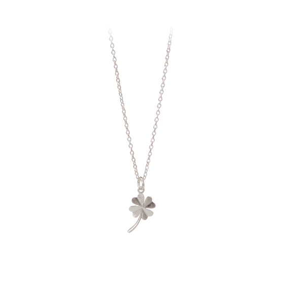 Clover necklace (Pernille Corydon) - Hopeanvärinen