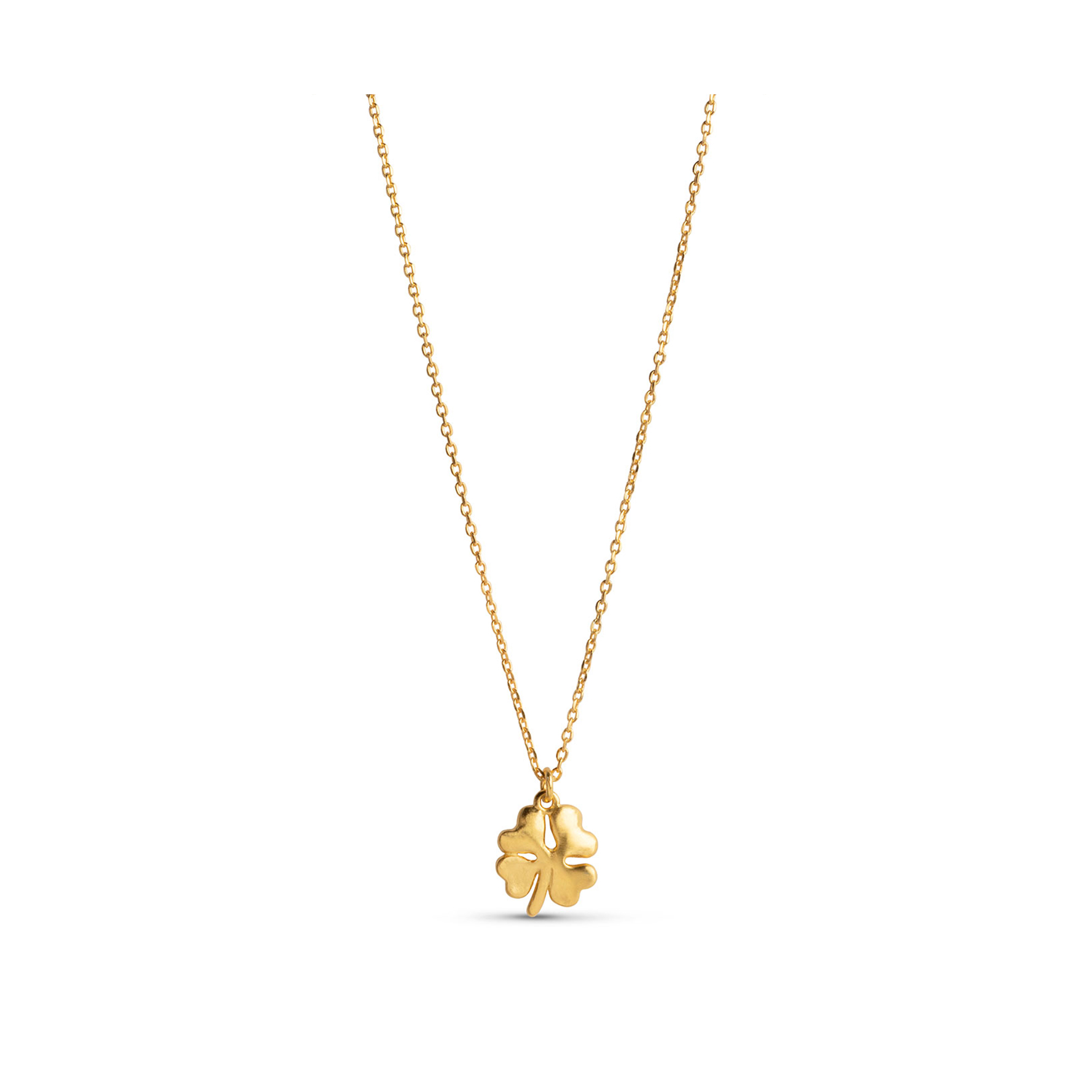 Organic Clover Necklace