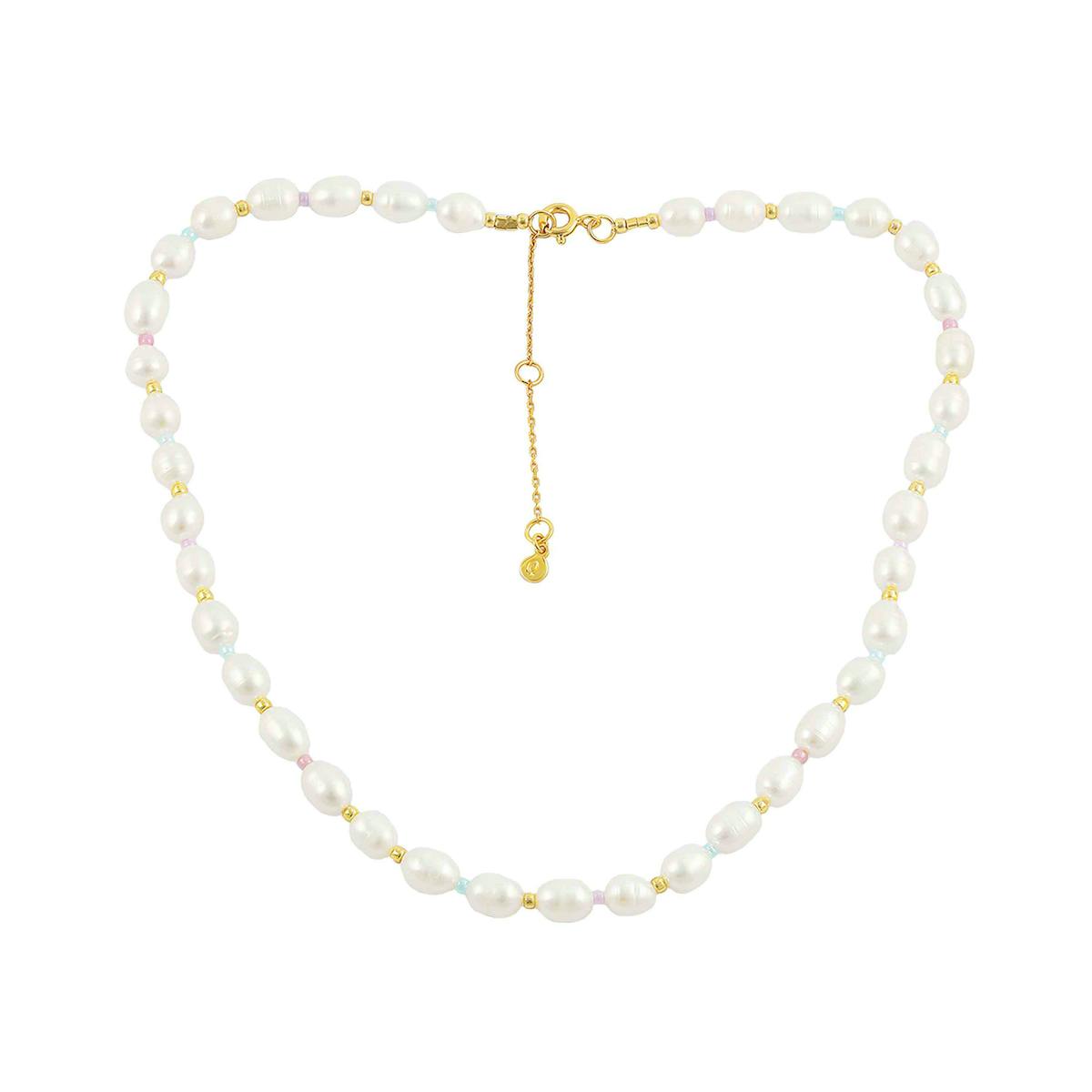 Pastel Pearl Necklace