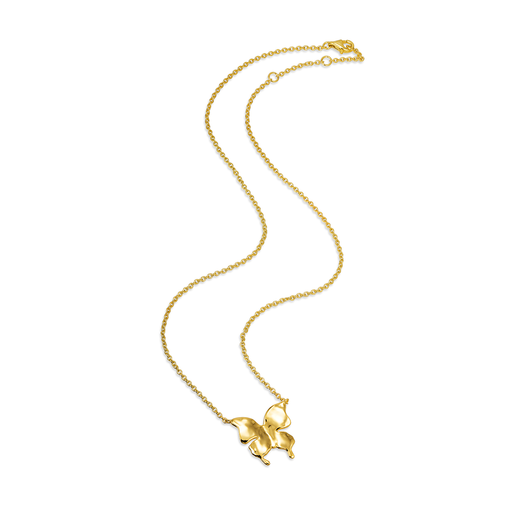 Butterfly Necklace - Złoty kolor