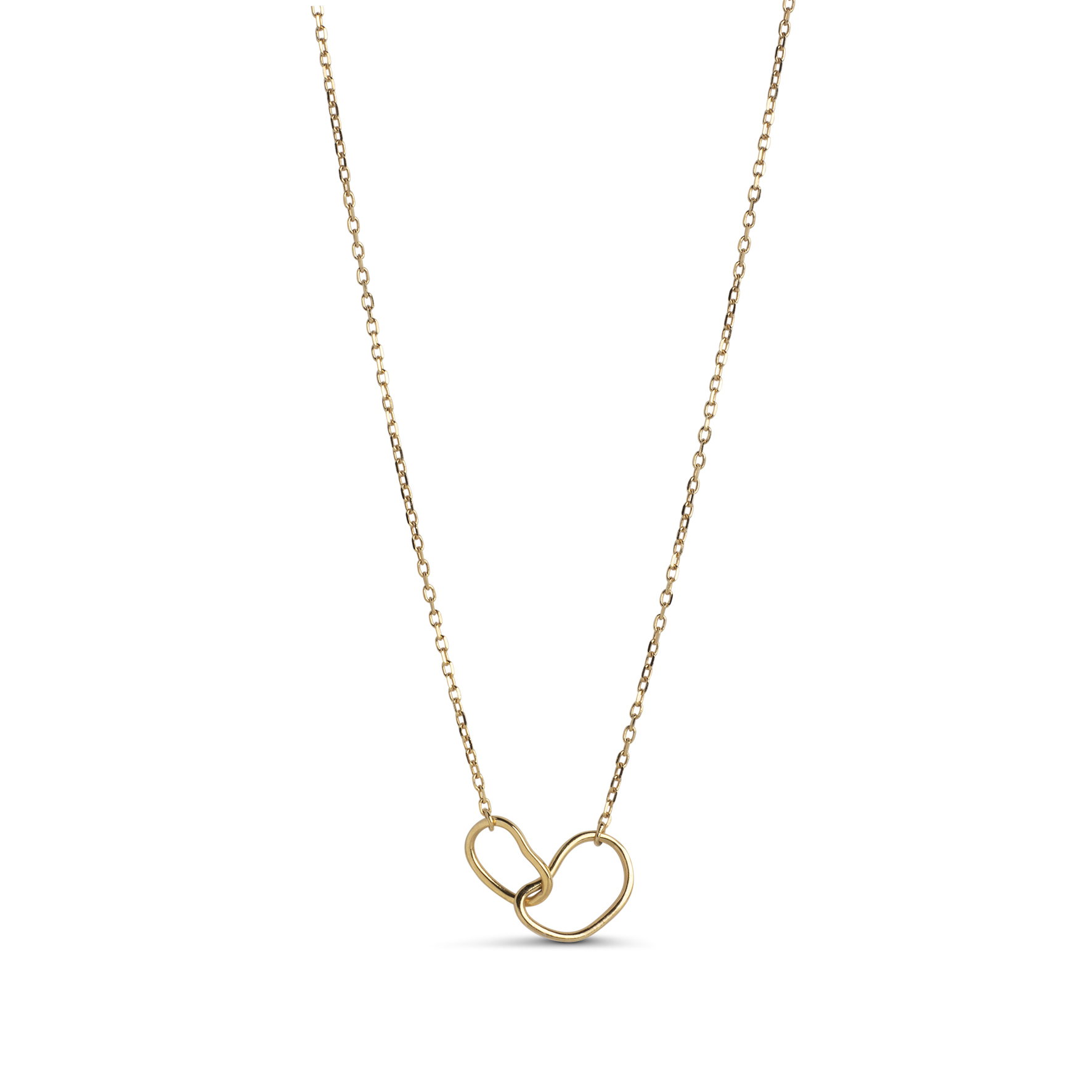 Organic Double Circle Necklace