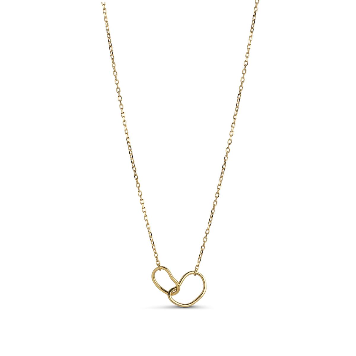 Organic Double Circle Necklace