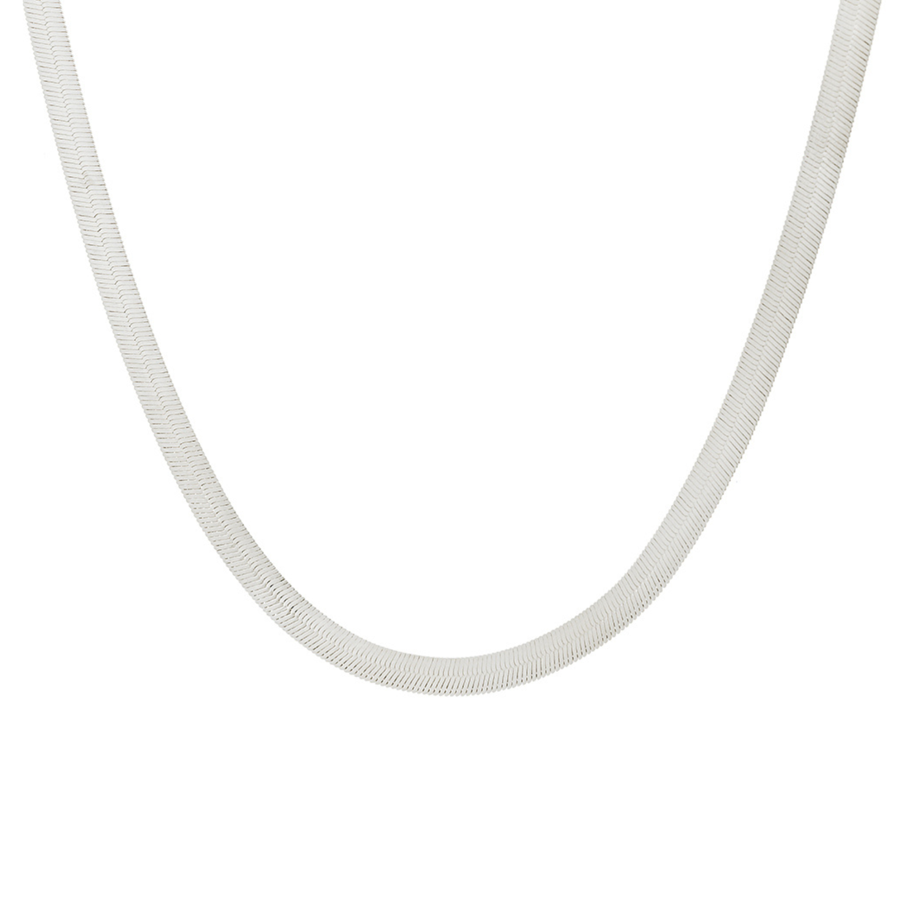 Fie Snake Necklace - Silver color