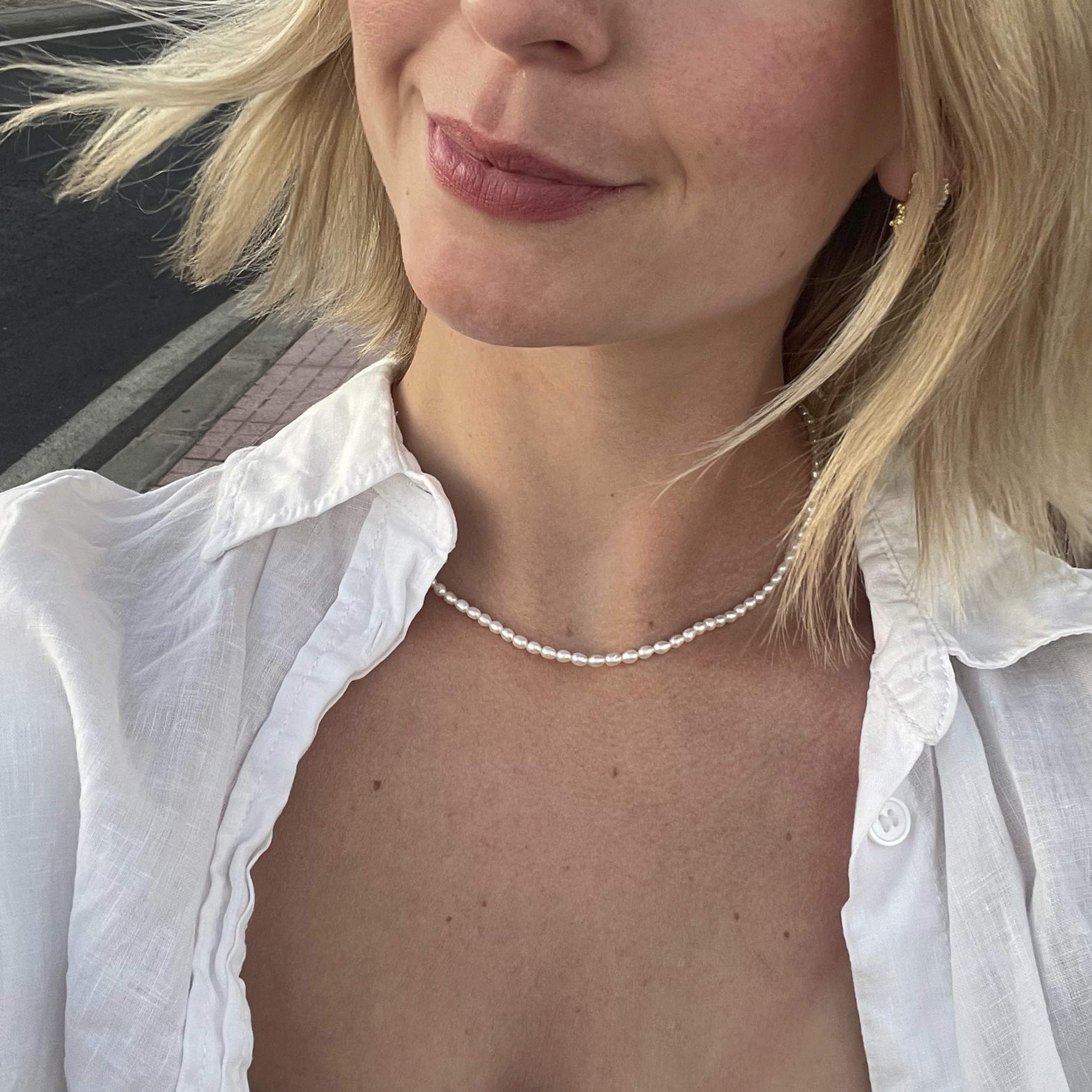 Michelle Pearl Necklace