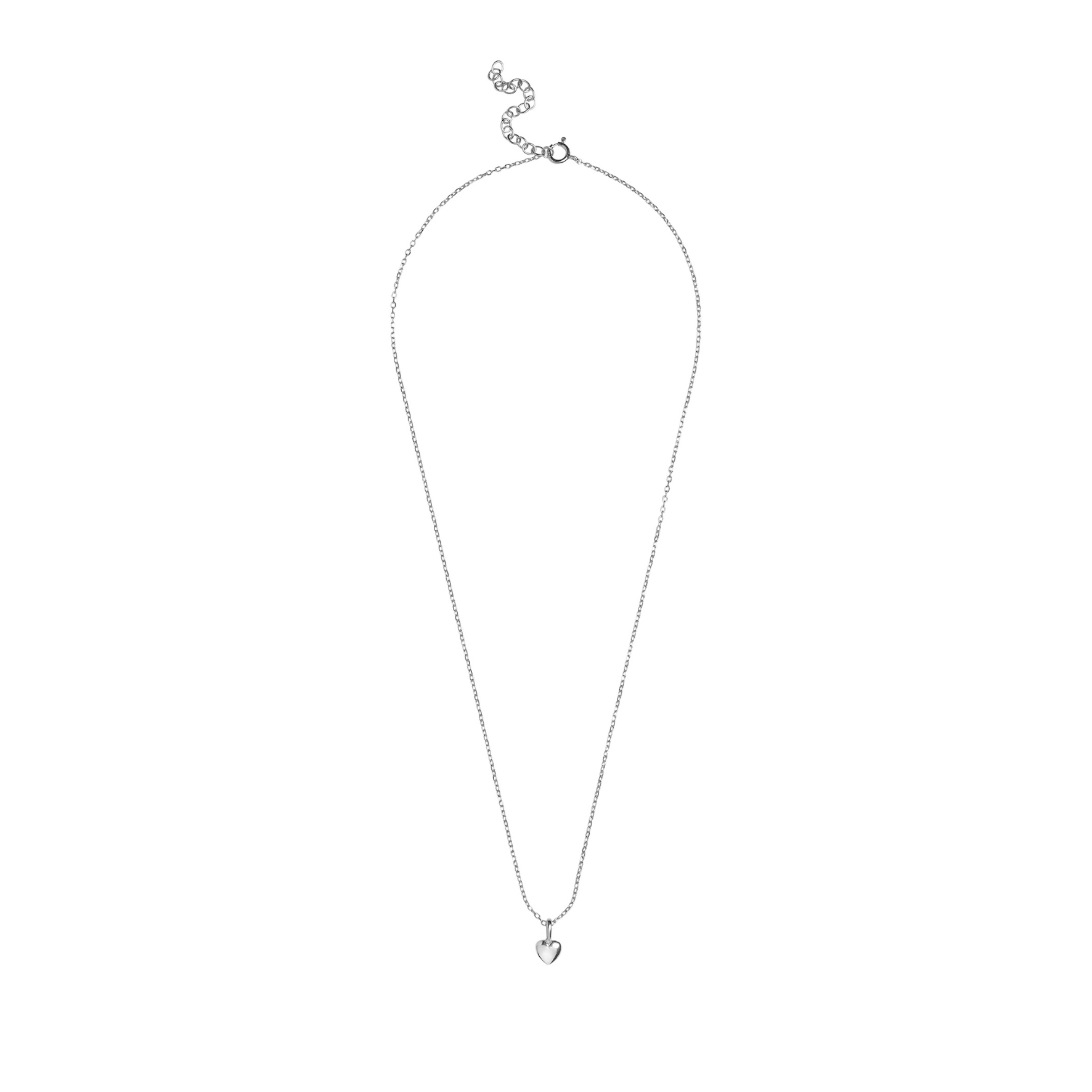 Amore Necklace - Hopeanvärinen