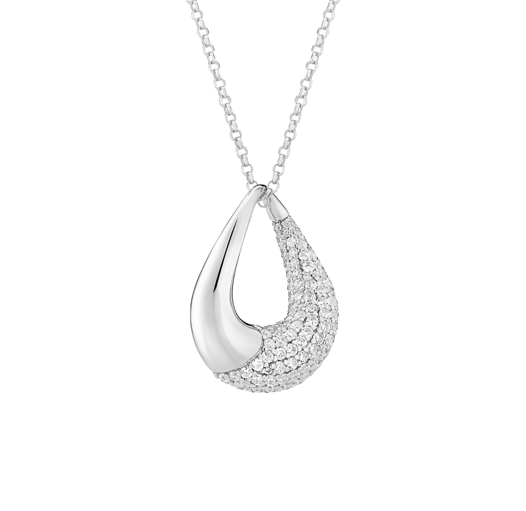 Glorenza Necklace - Couleur argent, Blanc