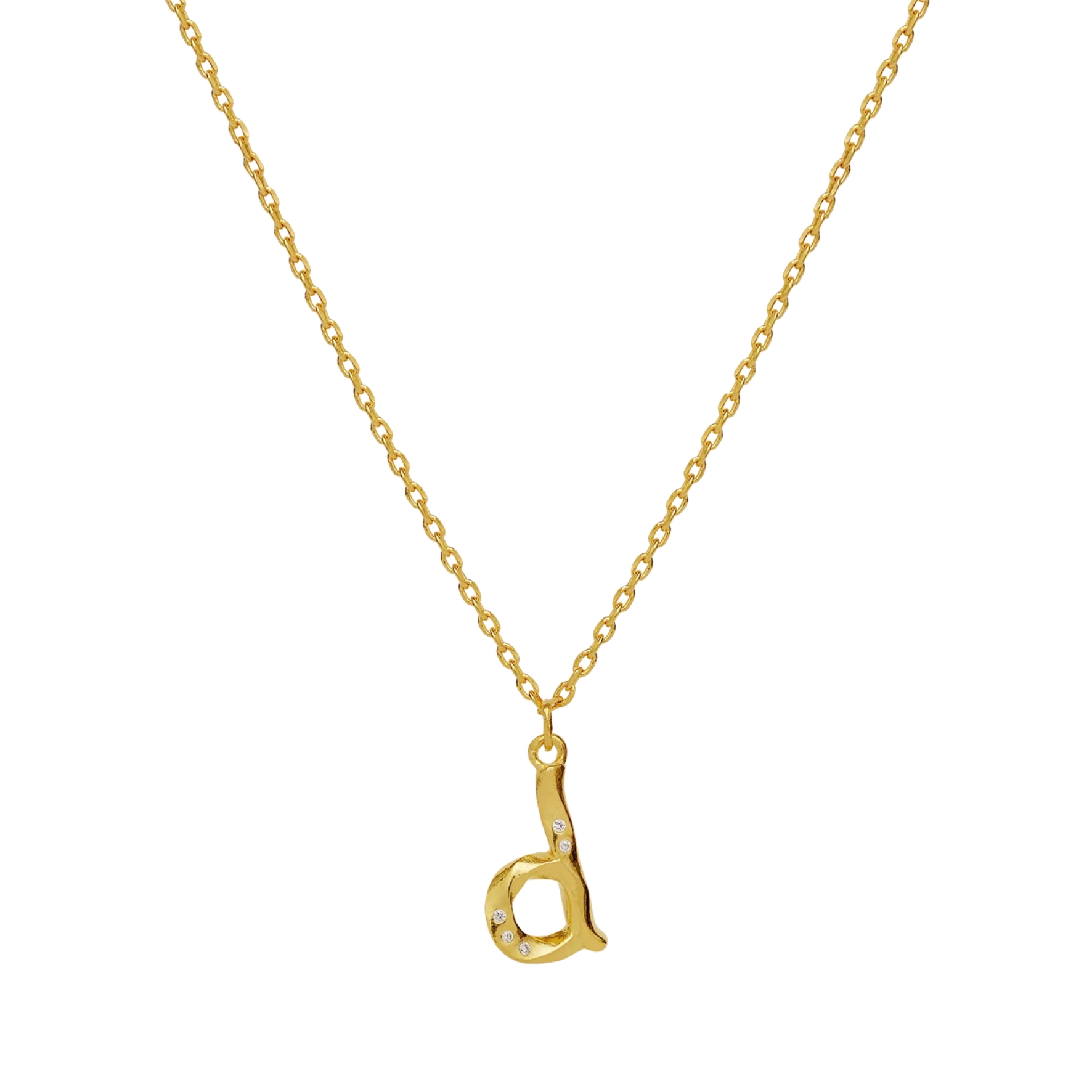 Alphabet Necklace D