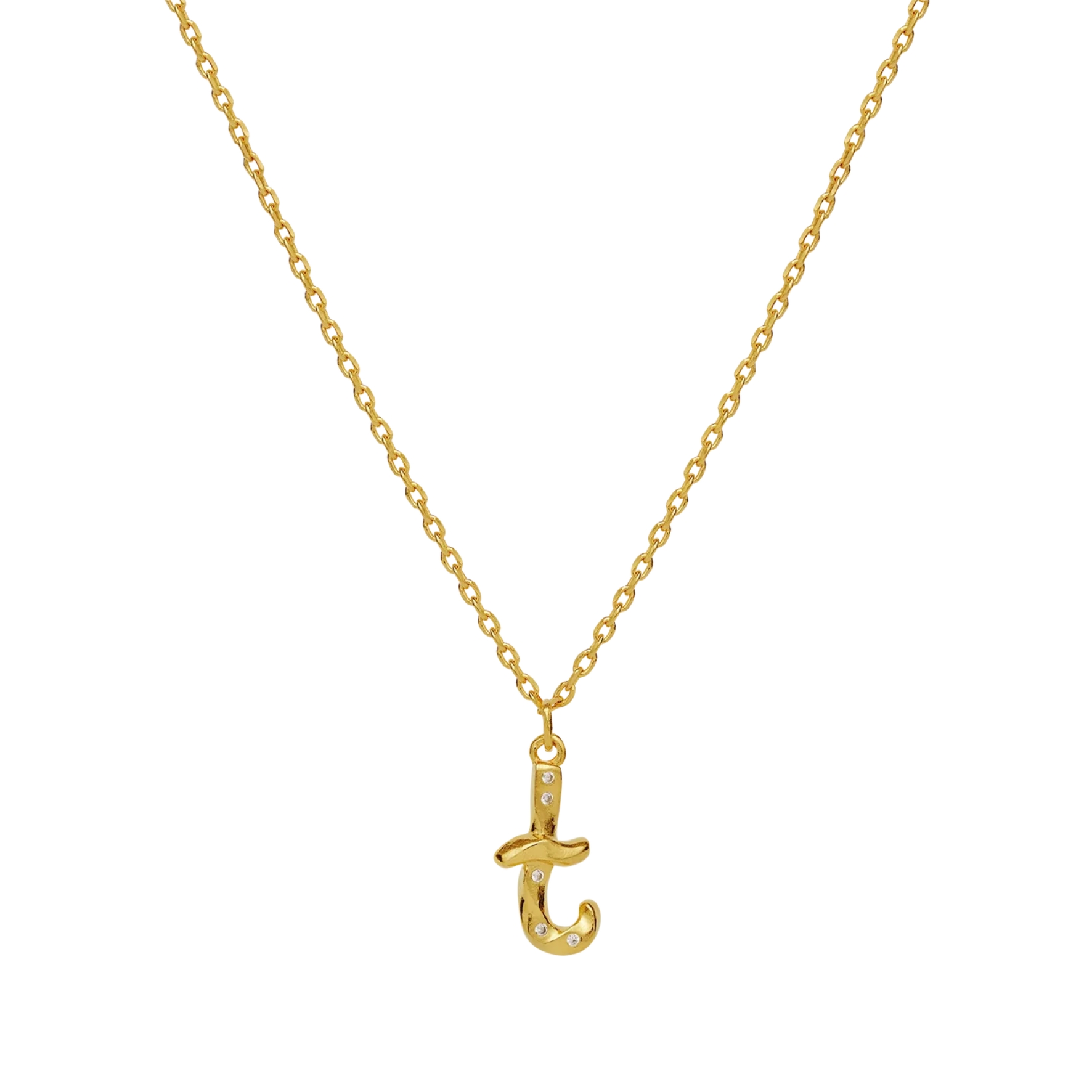 Alphabet Necklace T