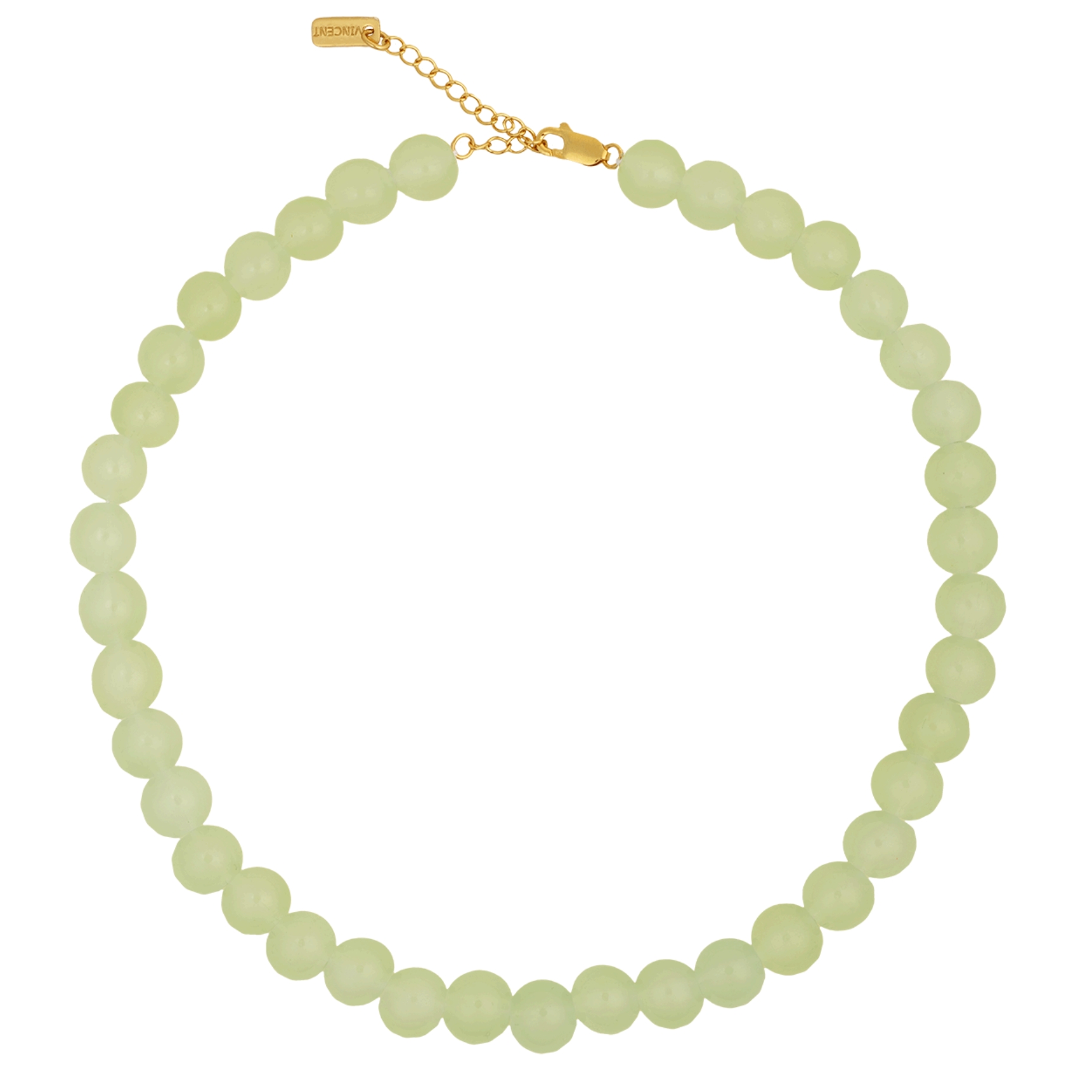 Candy Coral Pistachio Medium Necklace