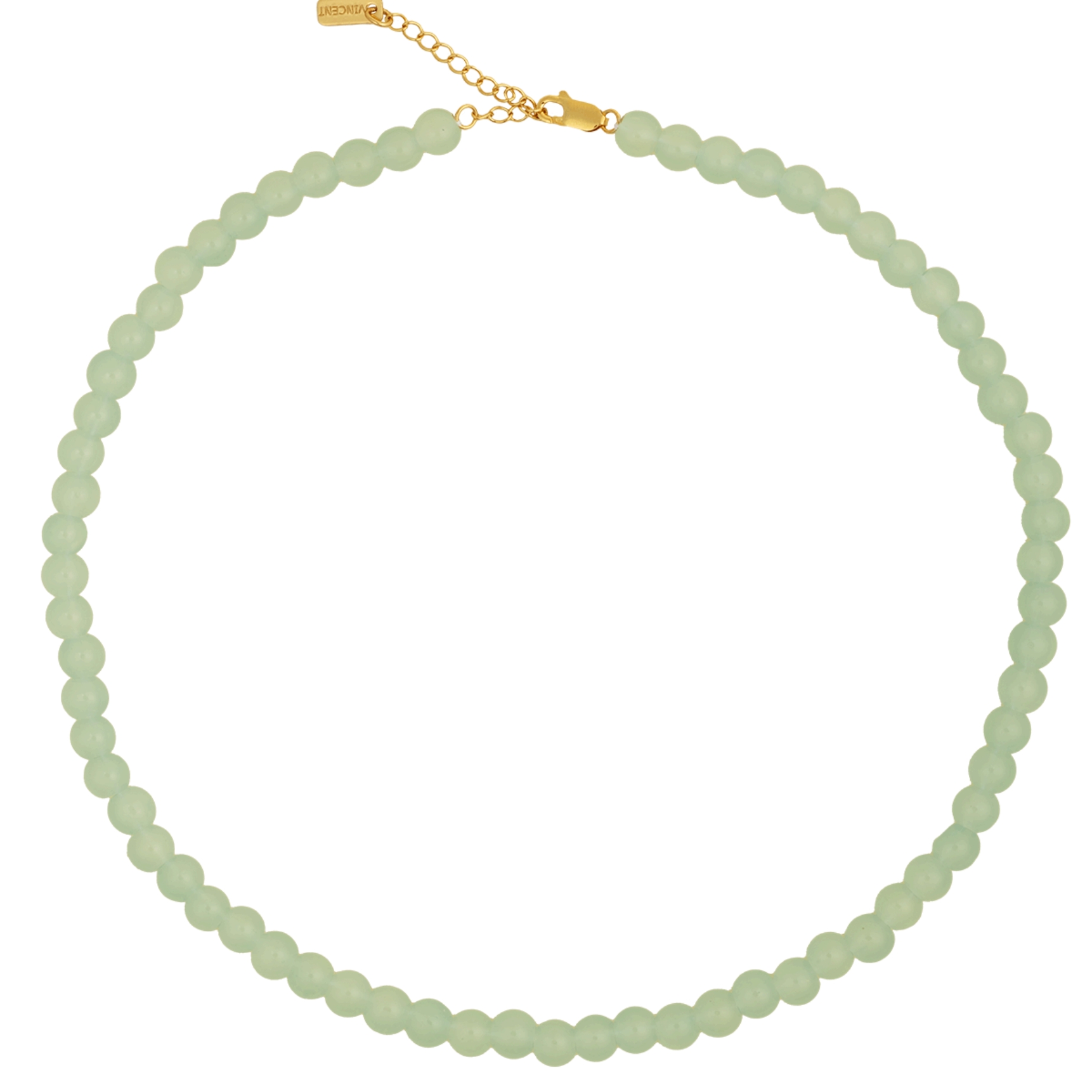Candy Coral Pistachio Small Necklace