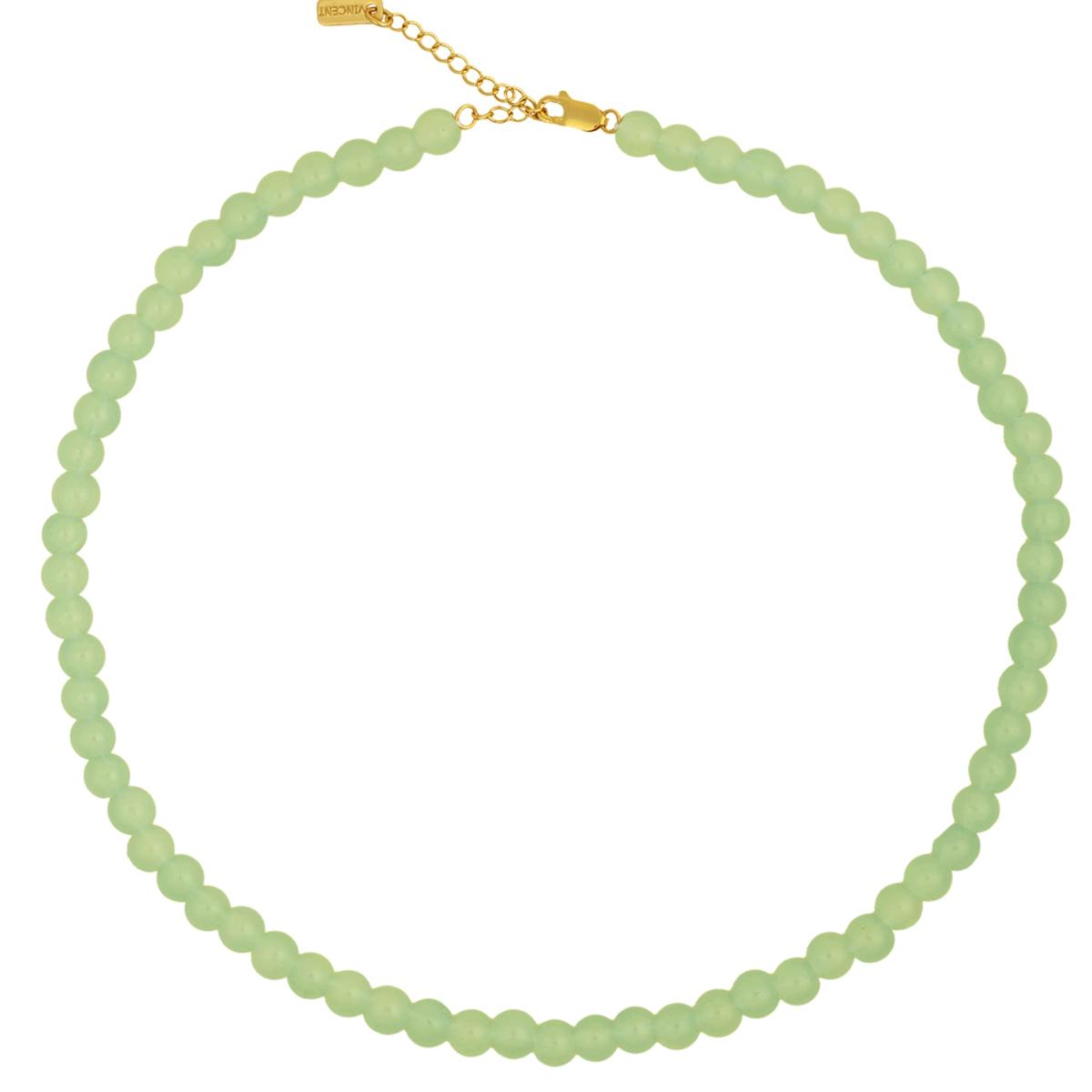 Candy Coral Pistachio Small Necklace