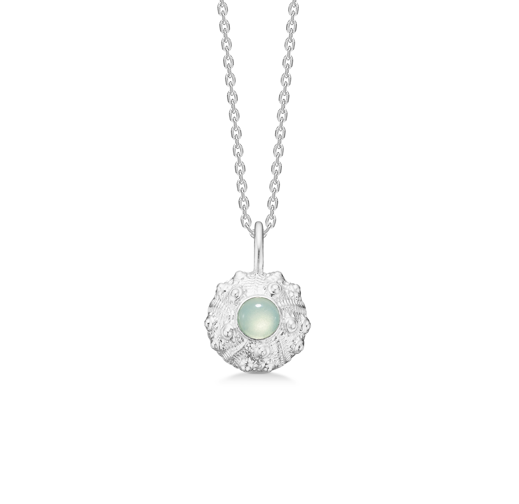 Uchin Elegance Green Zircon Necklace