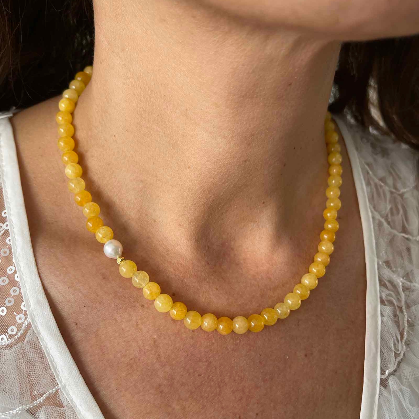 Florence Yellow Necklace
