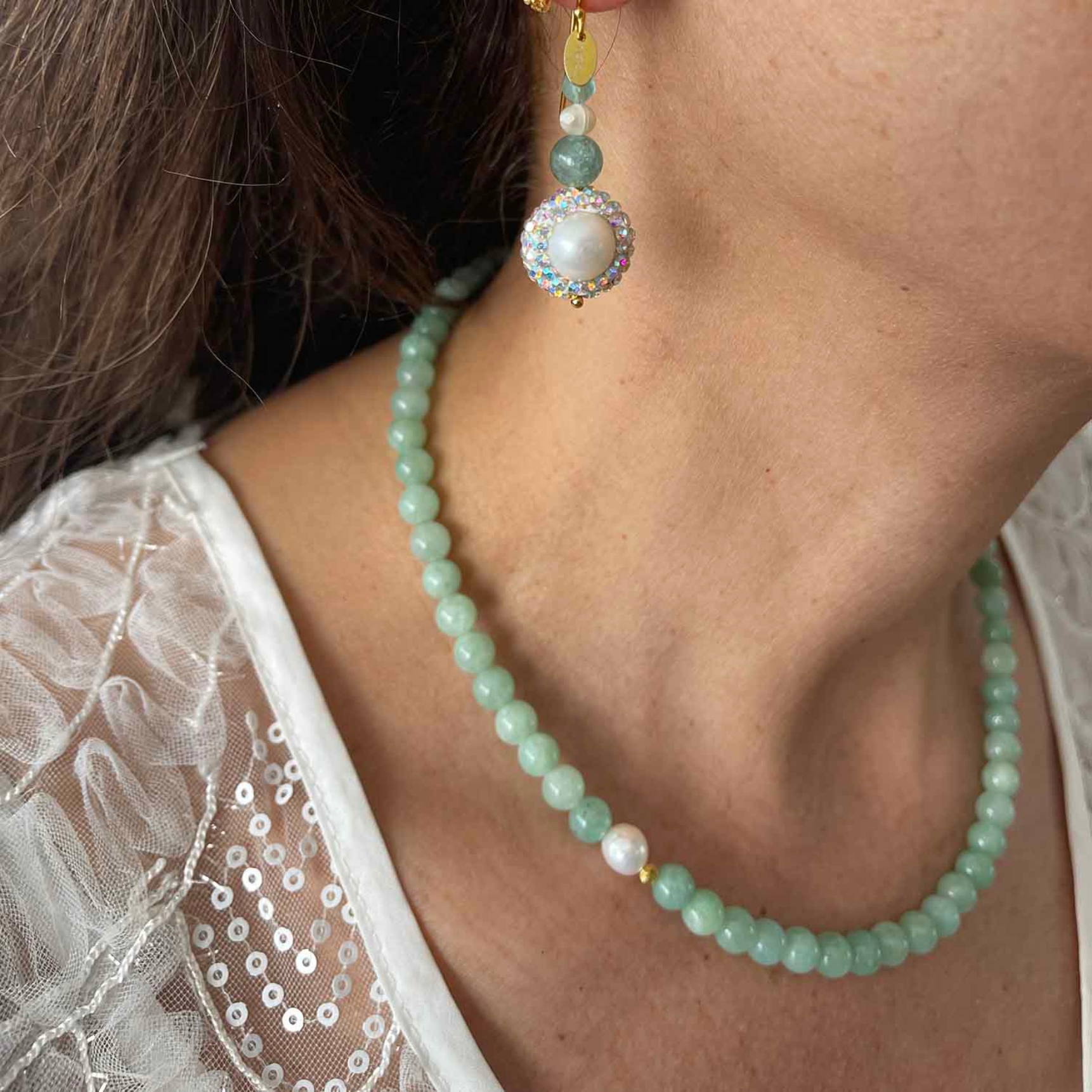 Florence Mint Necklace