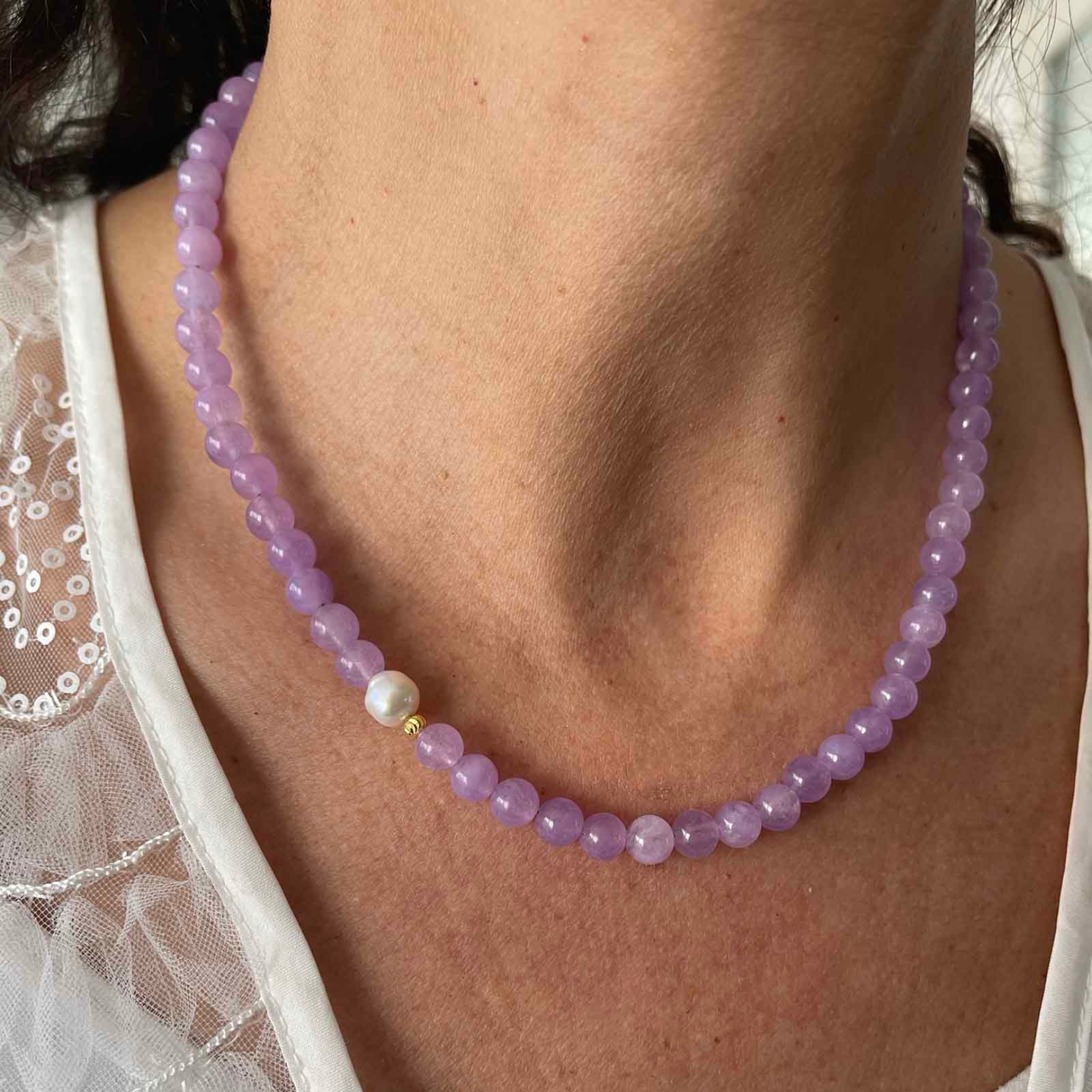 Florence Lavender Necklace