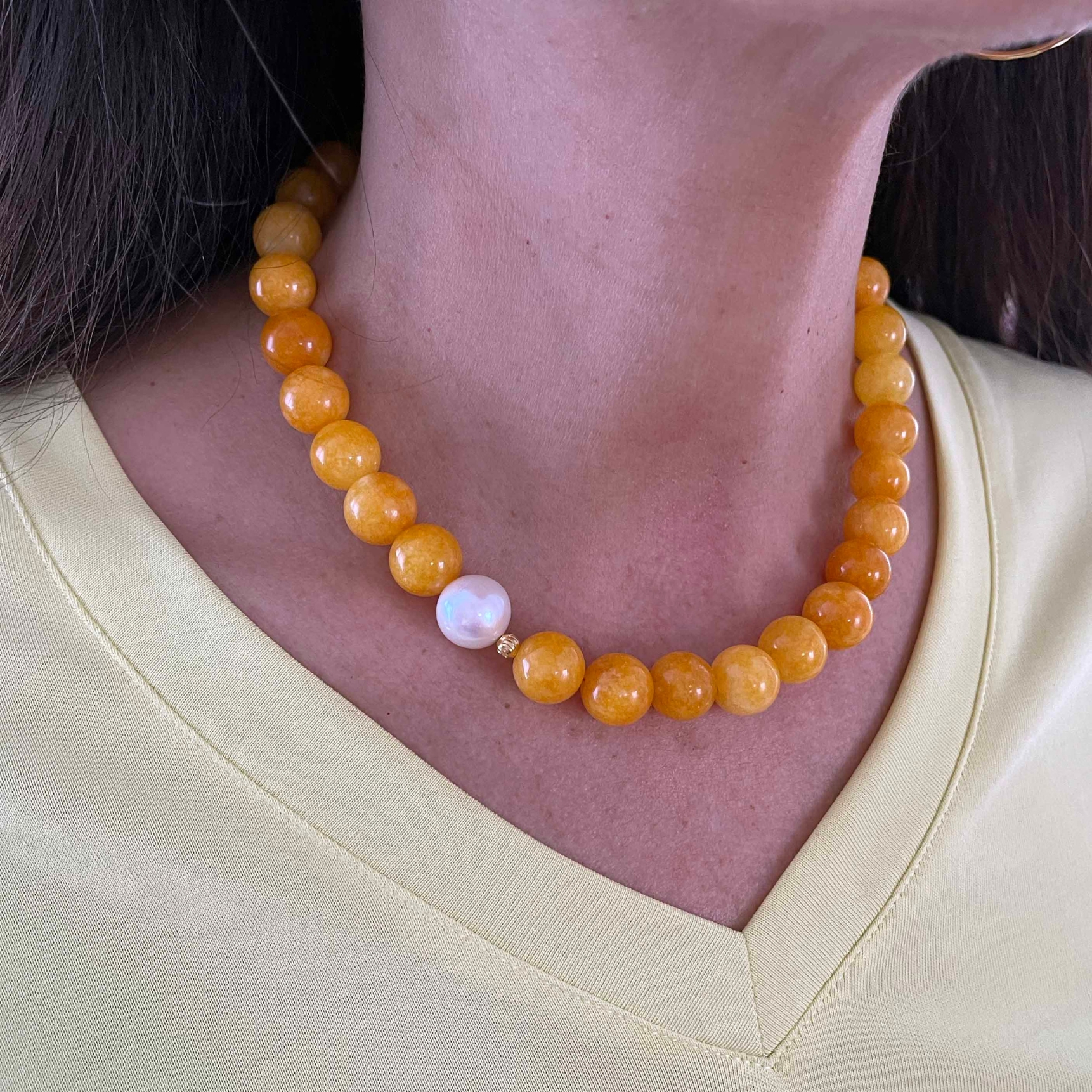 Sienna Yellow Necklace