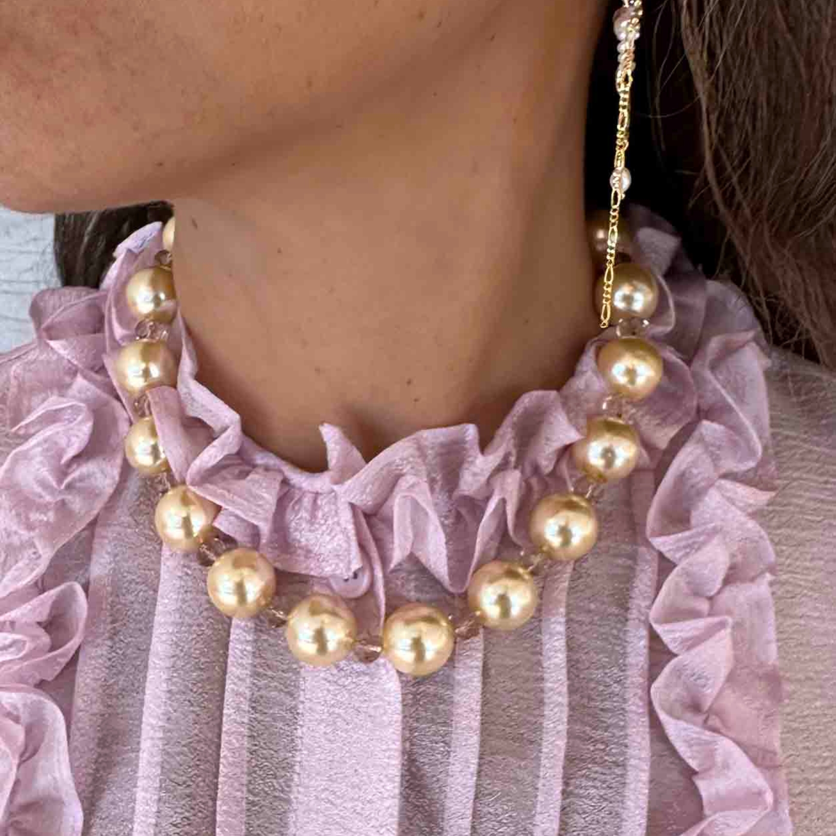 Anastasia Champagne Necklace