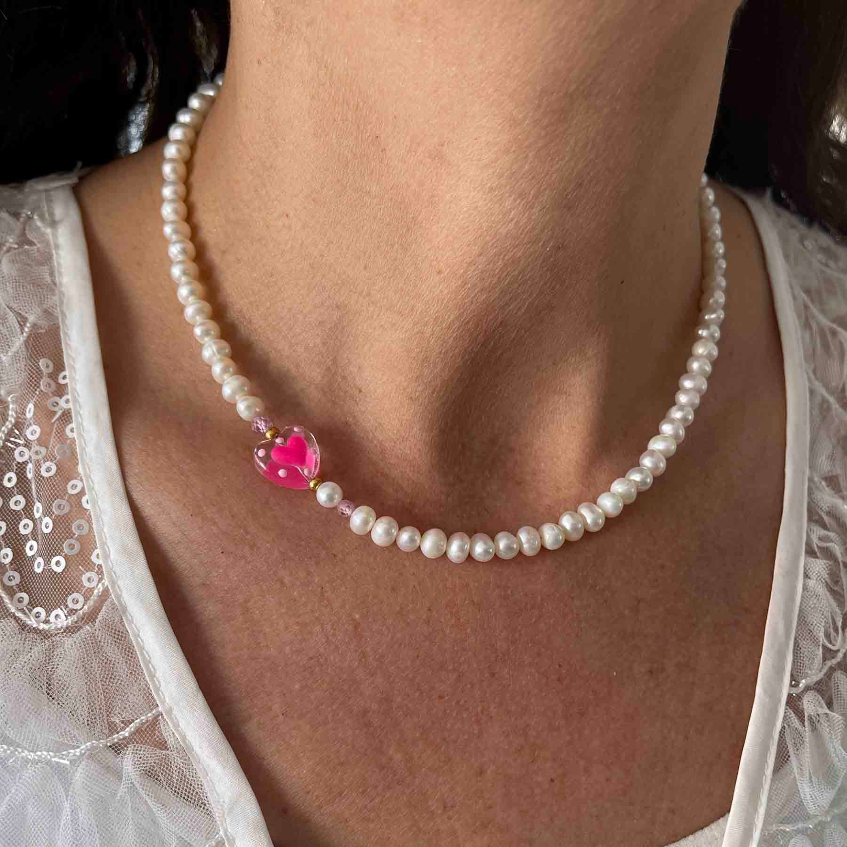 Rosalia Pink Necklace